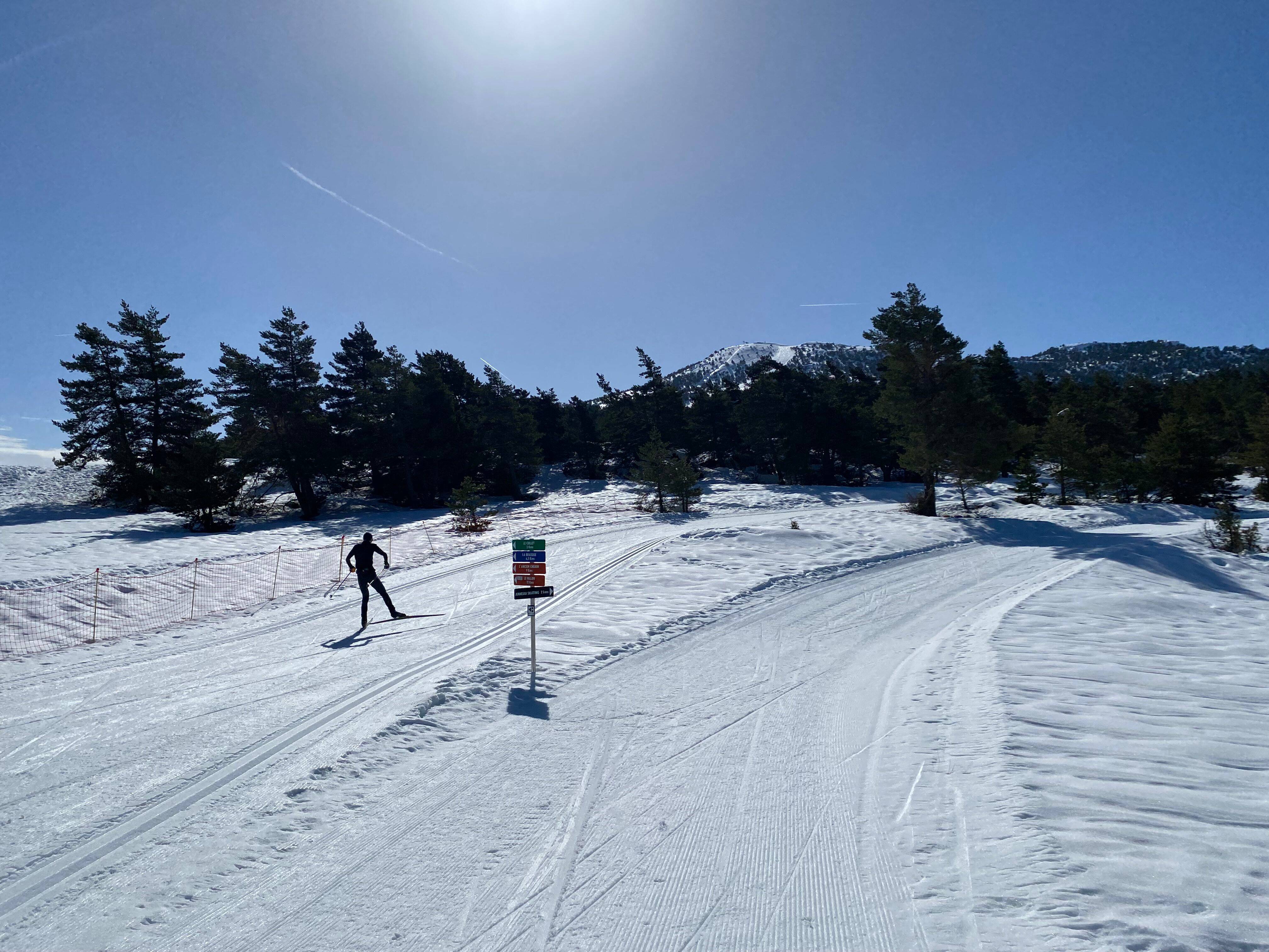 "Cela montre que Gréolières est toujours vivante"... Avec les skieurs de fond de "la station la plus proche du littoral"
