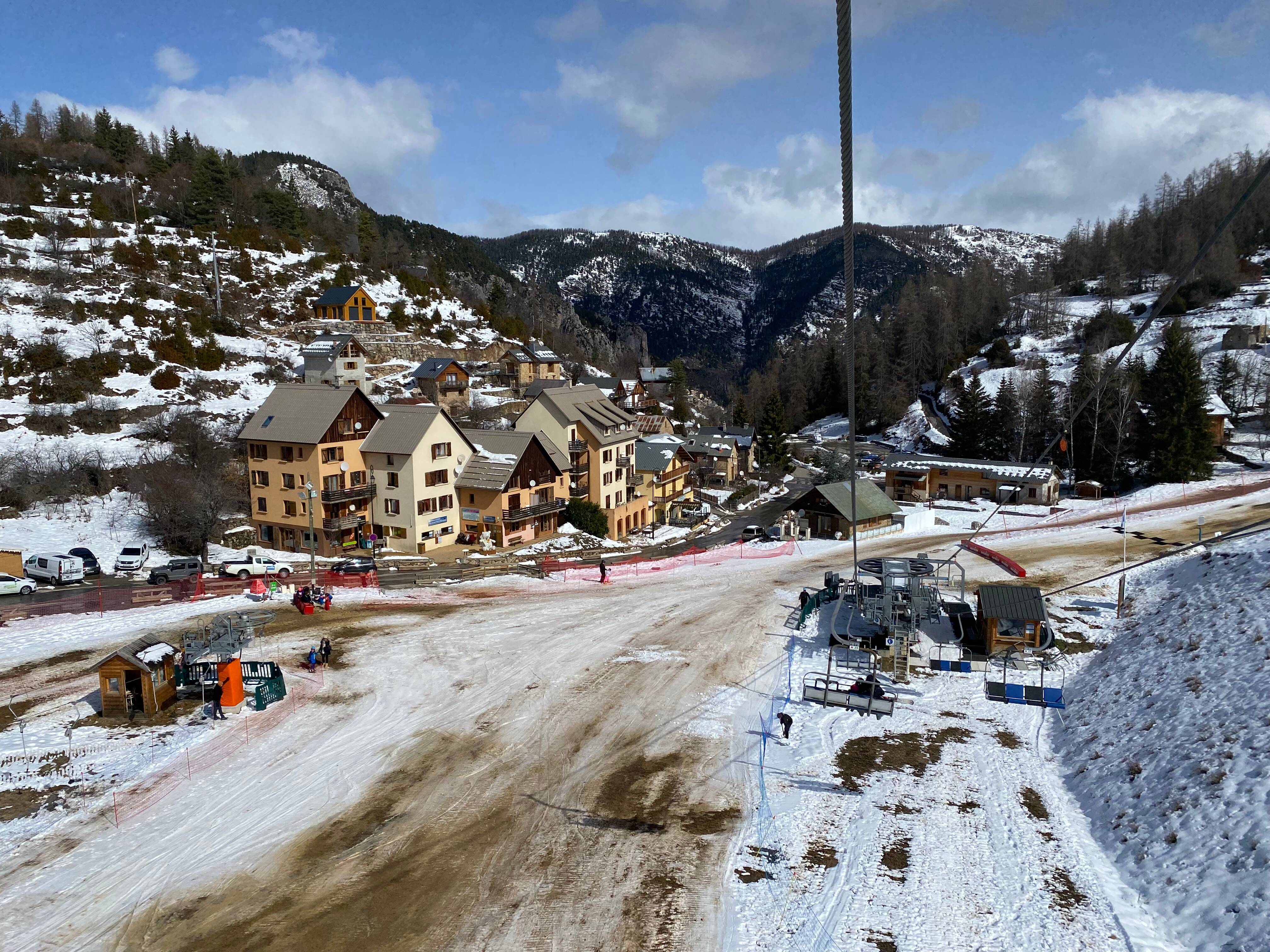 La route d'accès à Roubion fermée pour une durée indéterminée à cause d'un éboulement