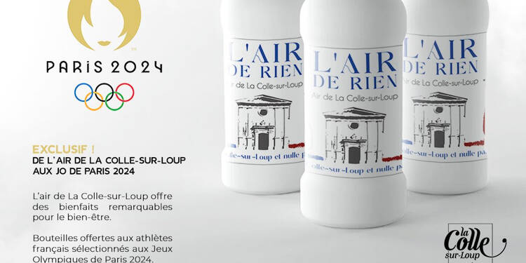 La Colle-sur-Loup offre aux athlètes français des JO son air pur en bouteille