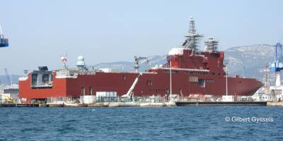 Projections sur la base navale, risque pour la santé publique... La peinture du Mistral fait des vagues à l'Arsenal de Toulon