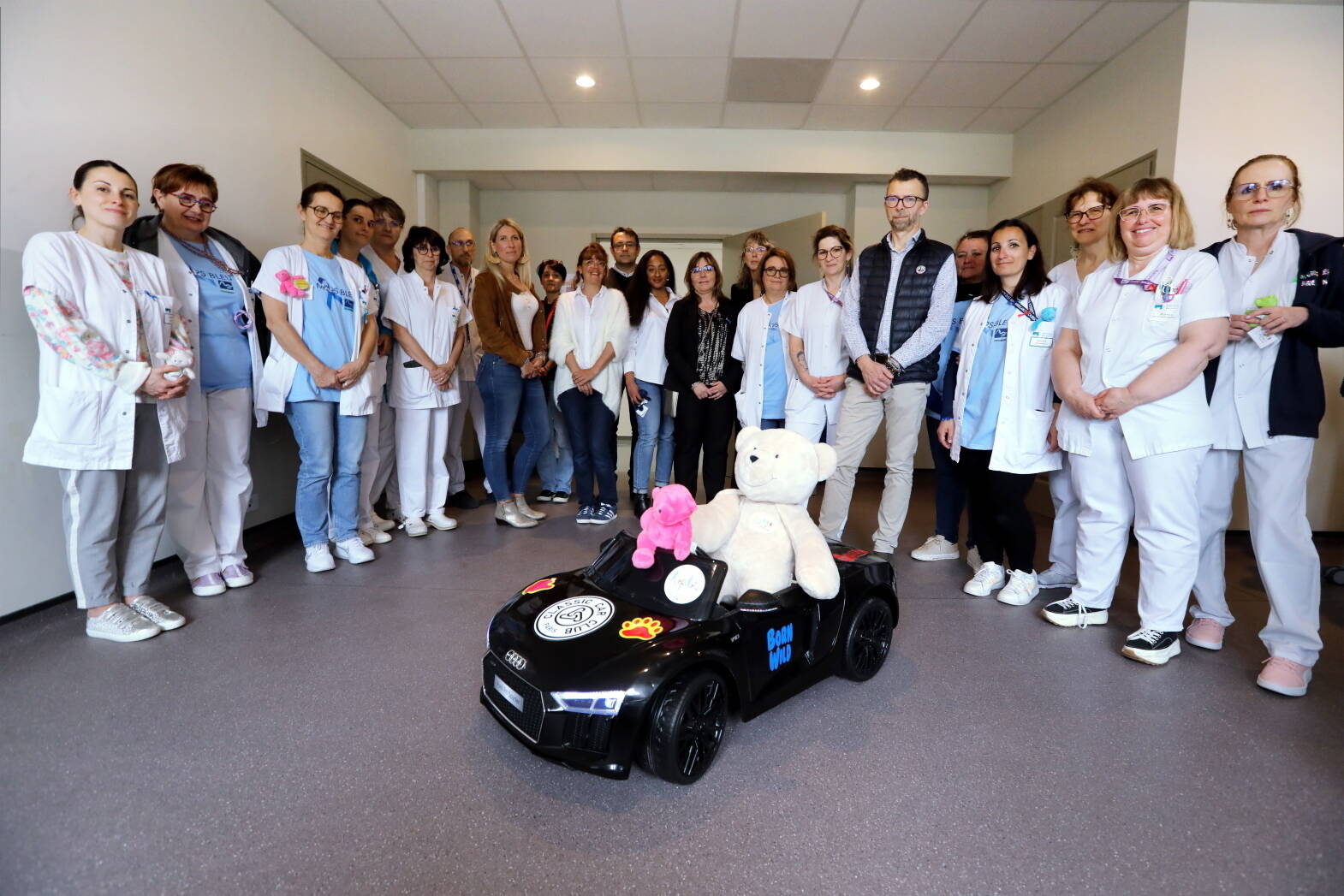Une voiture électrique offerte à l'hôpital de Brignoles pour accompagner les enfants au bloc