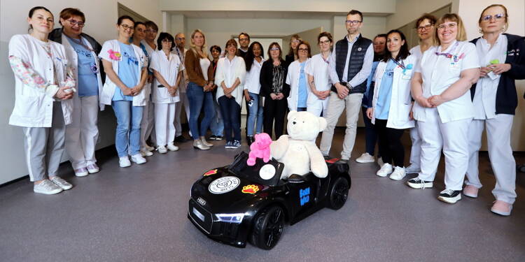 Une voiture électrique offerte à l’hôpital de Brignoles pour accompagner les enfants au bloc