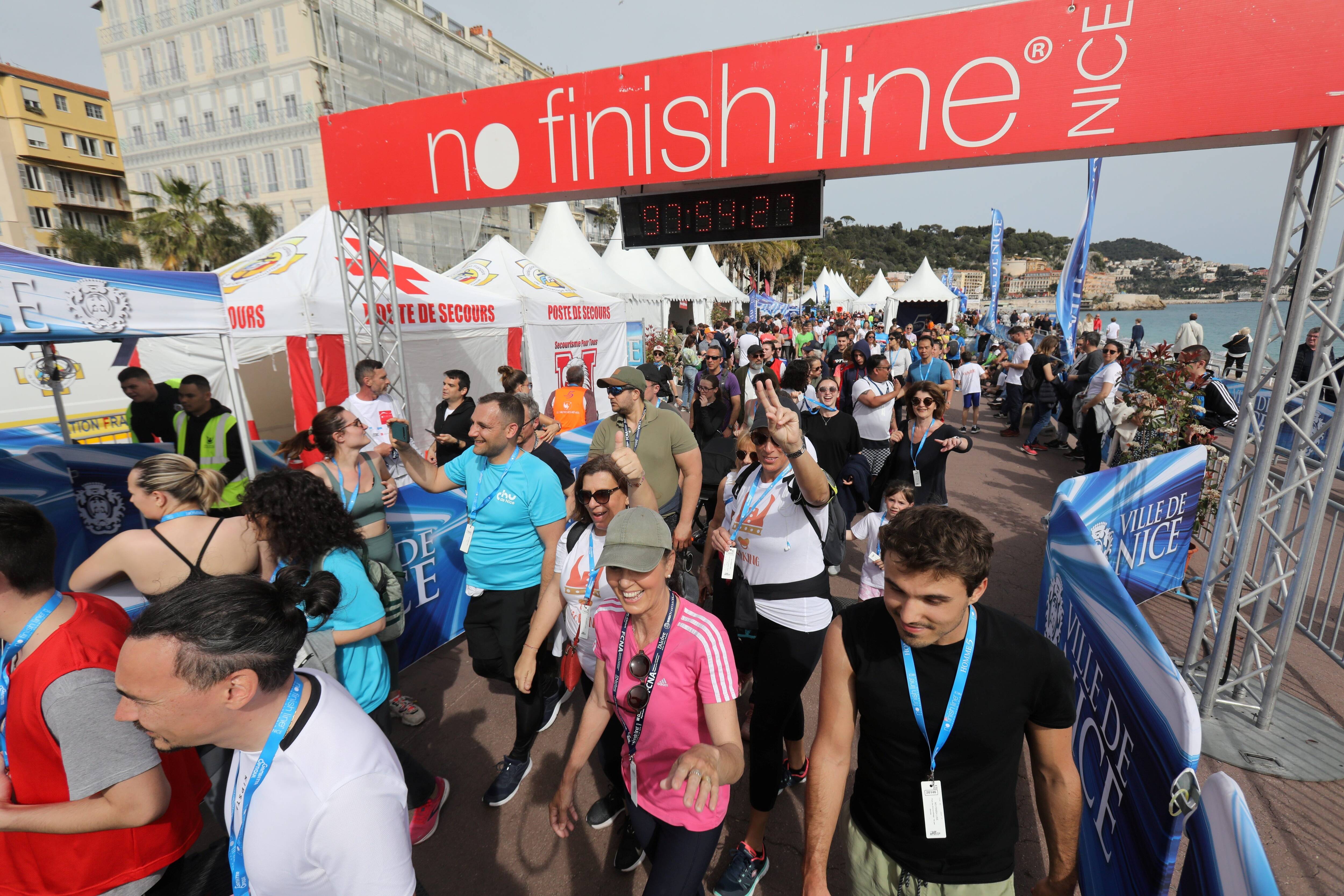 Avec plus de 100.000 km parcourus en cinq jours, la No finish line bat son record à Nice