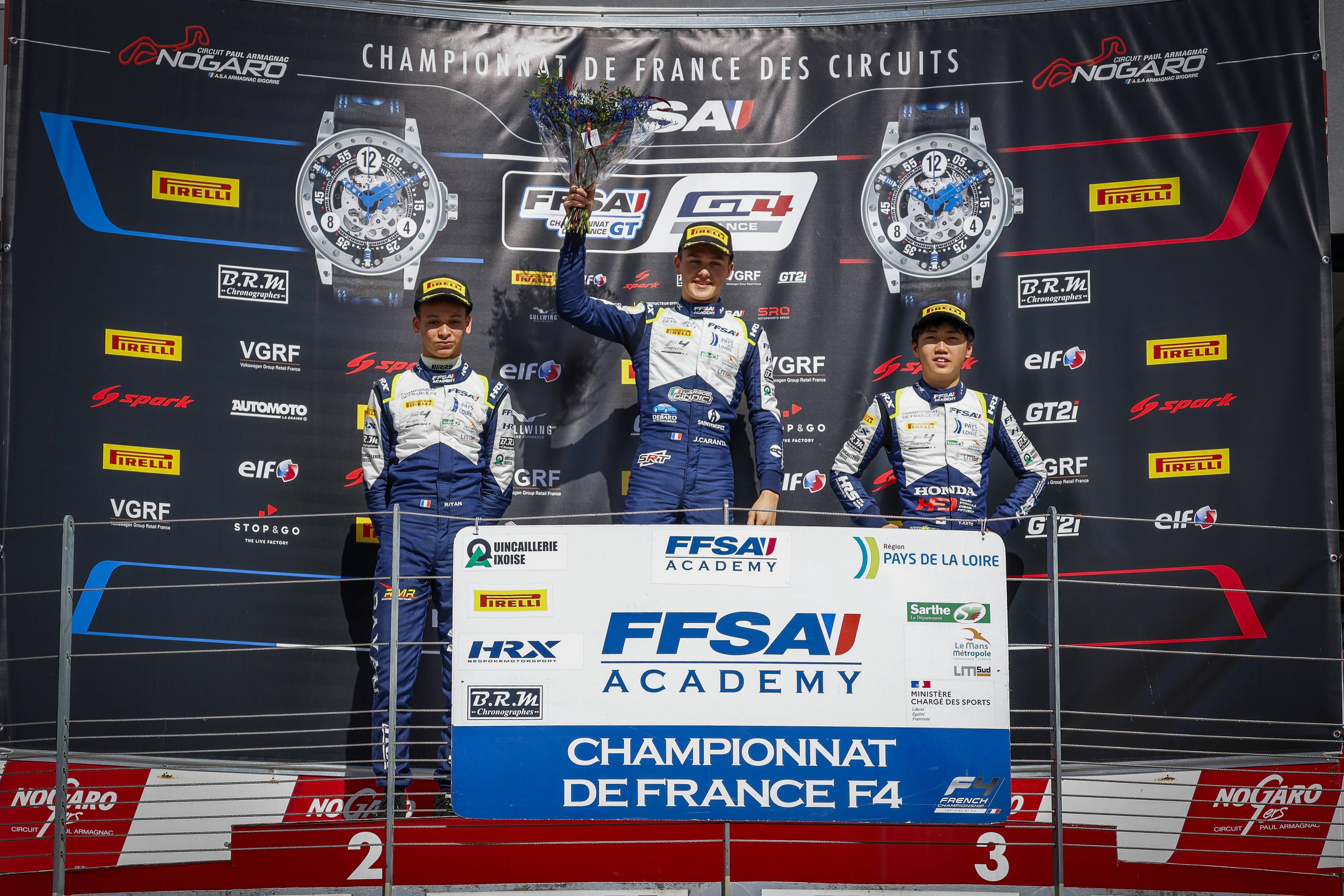 "Un premier objectif atteint": on a rencontré le jeune leader tropézien du championnat de France F4