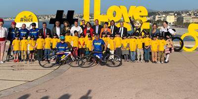 Le #ILoveNice en jaune et noir jusqu'à l'arrivée du Tour de France à Nice