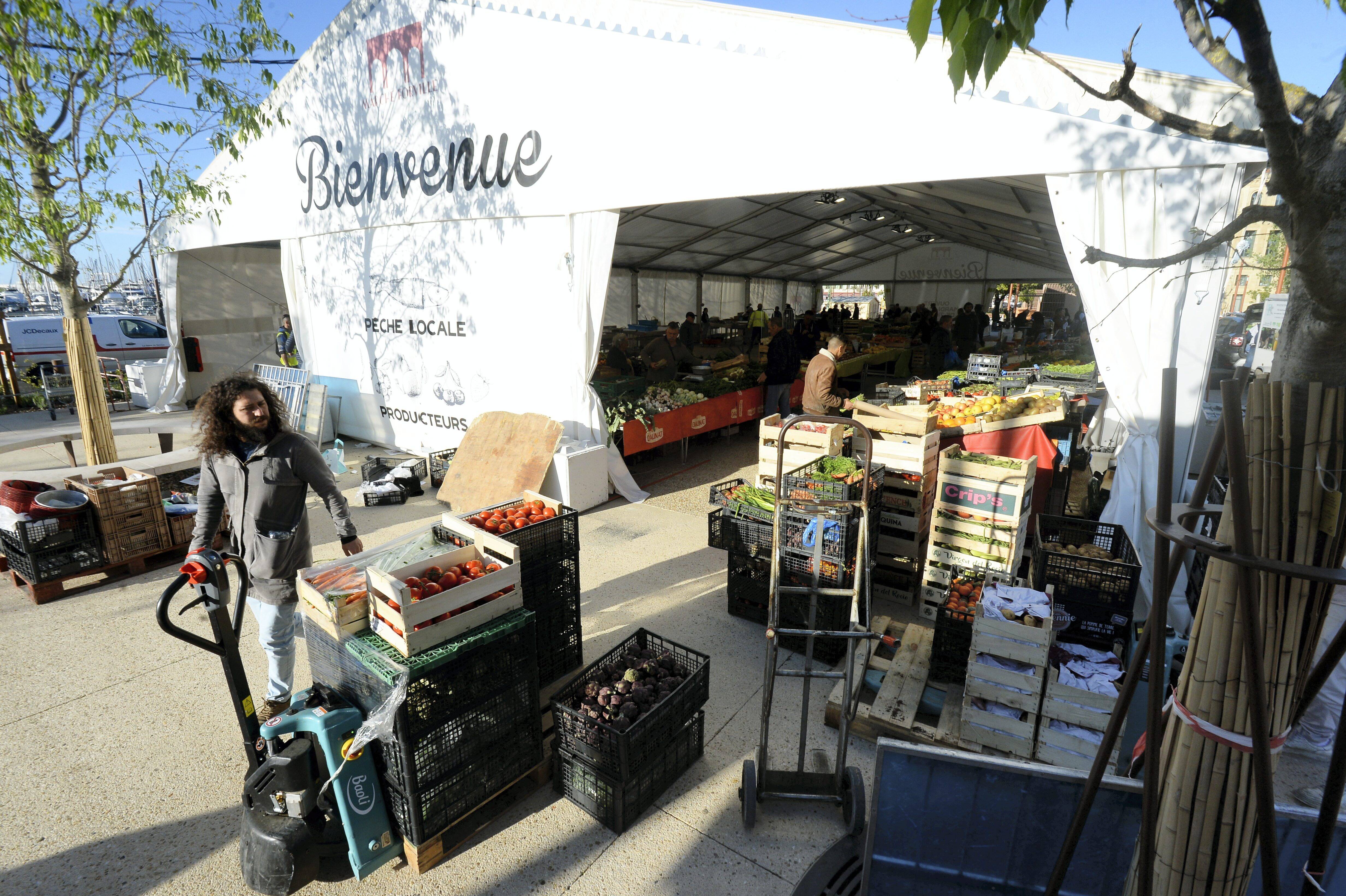 Marché Forville-Les Allées à Cannes: le jour test a eu lieu ce mercredi