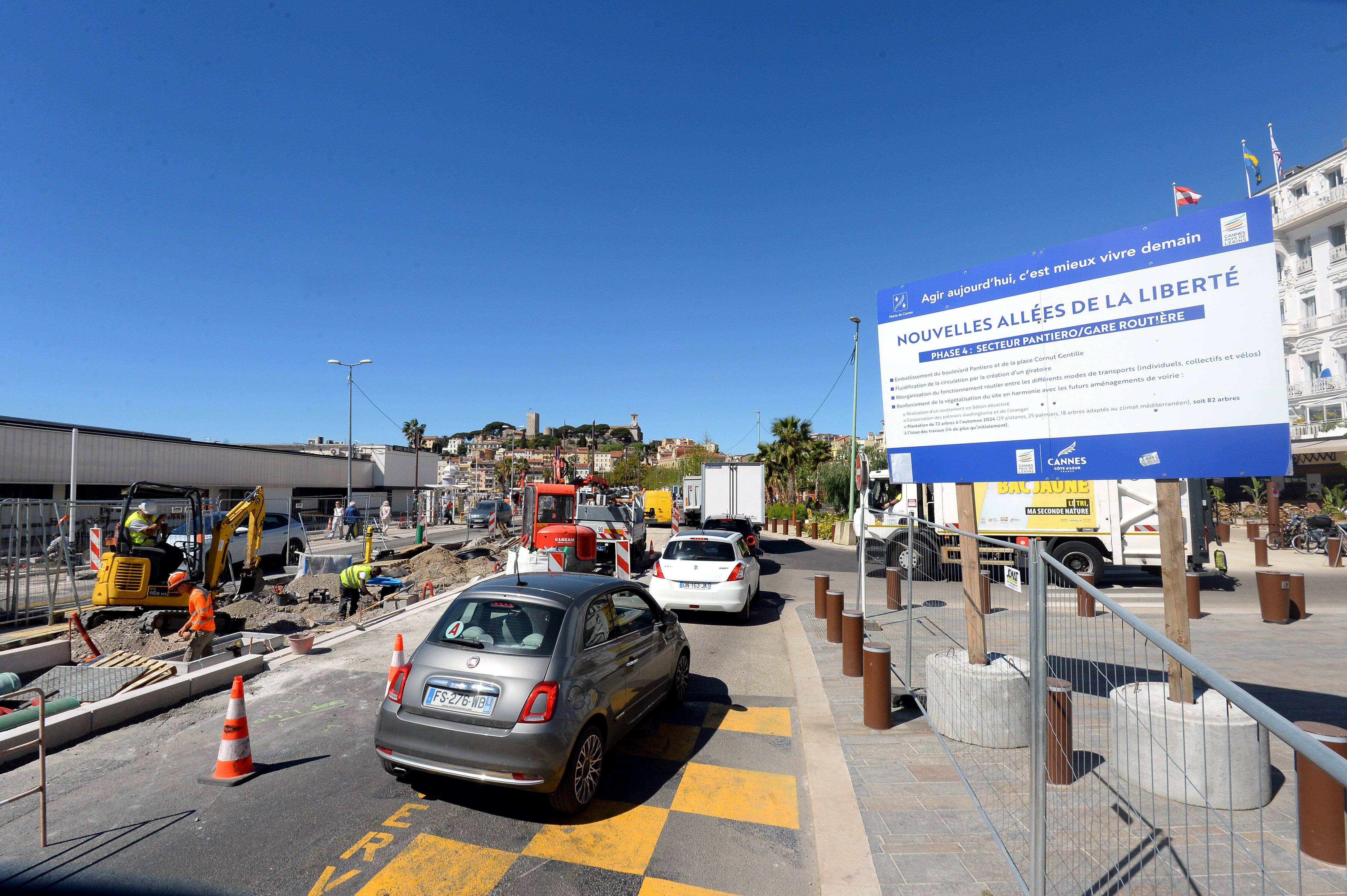 On fait le point en images sur les chantiers en cours dans l'hyper-centre de Cannes