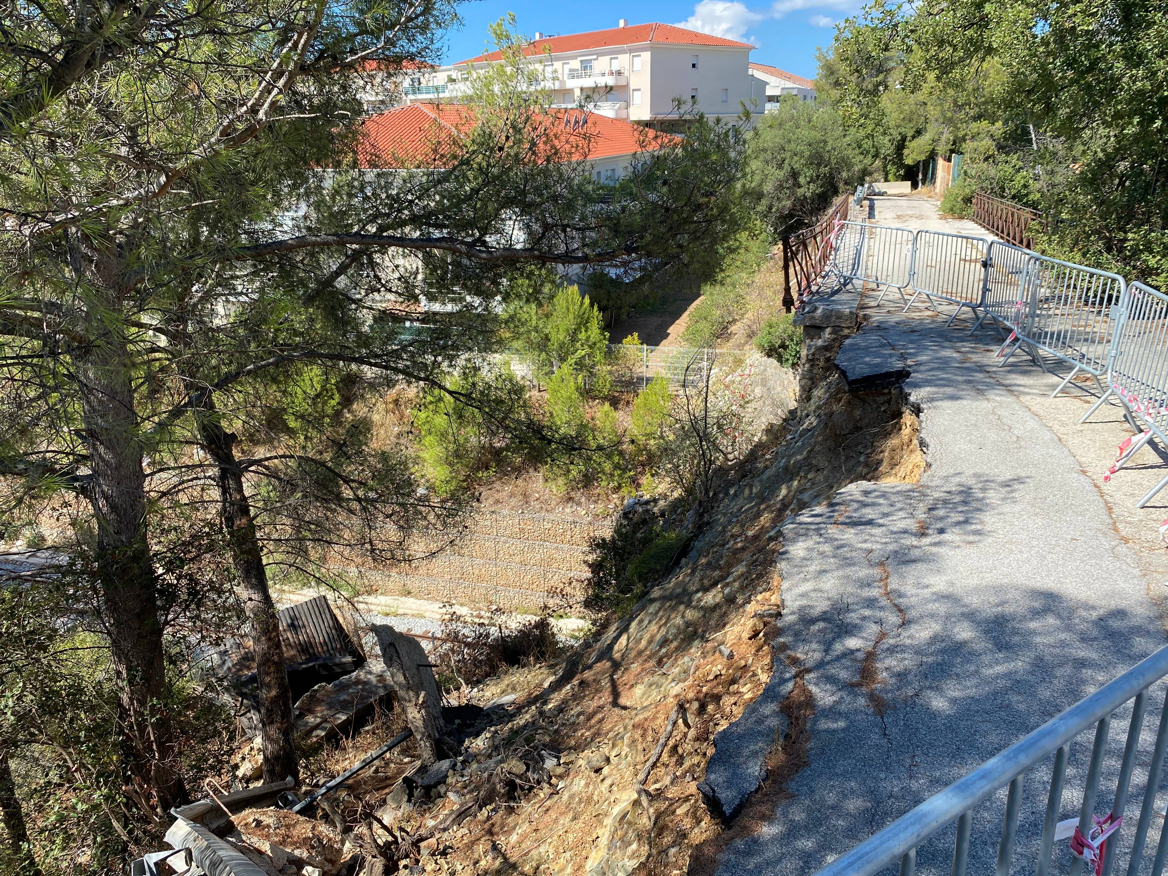 On connait la date du début des travaux de remise en état du chemin situé sur les hauteurs de Brégaillon
