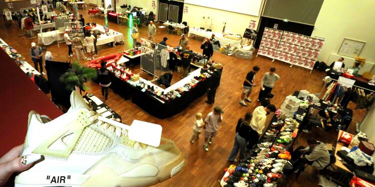 Le hobby des sneakers, ça se prête vite à la vente: au salon de la basket de Biot, les passionnés cherchaient la perle rare
