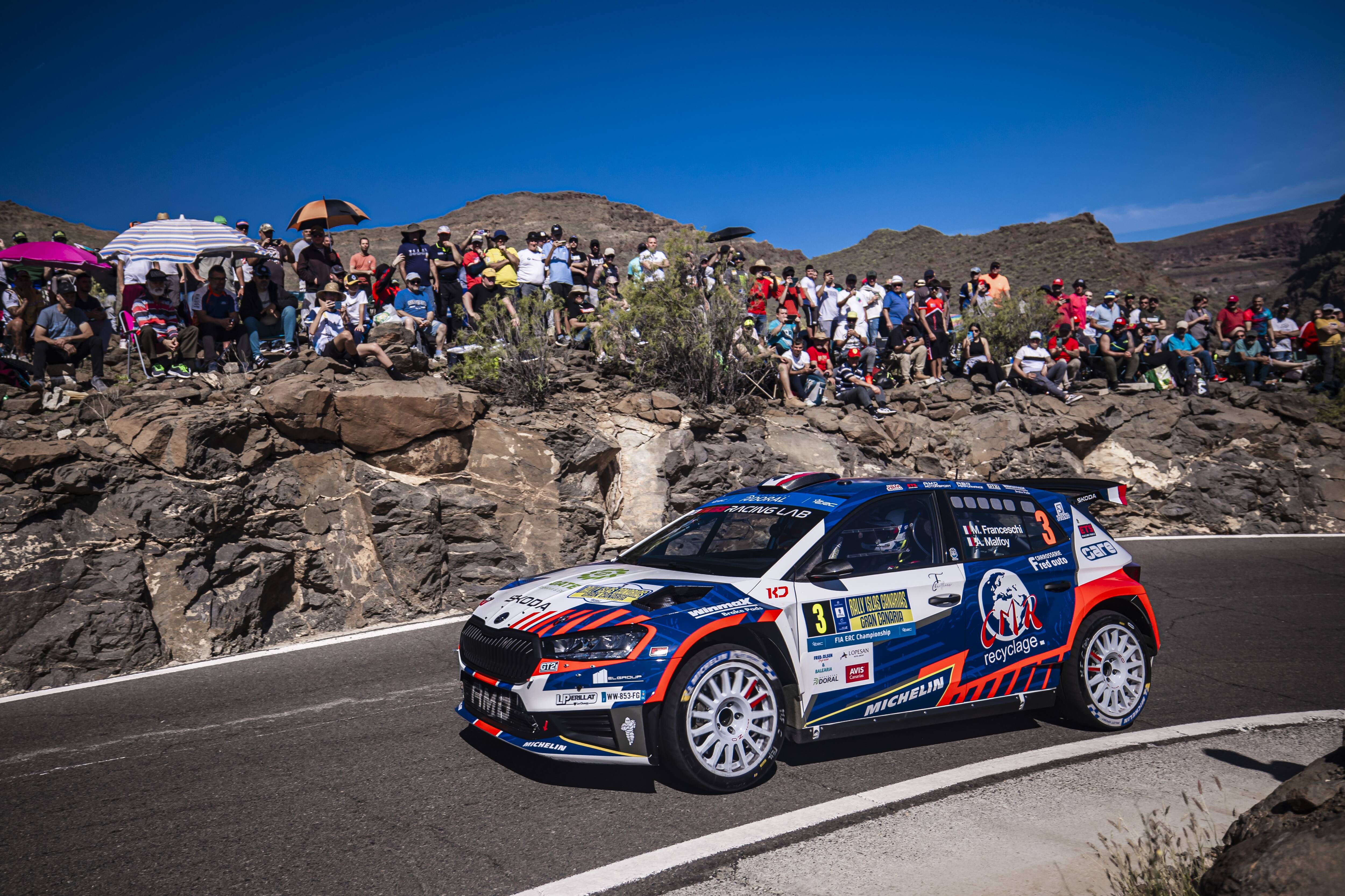 Le pilote varois Mathieu Franceschi prend les commandes du championnat d'Europe des rallyes