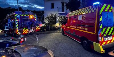 Une femme d’une cinquantaine d’années gravement brûlée dans un feu d’appartement à Vallauris