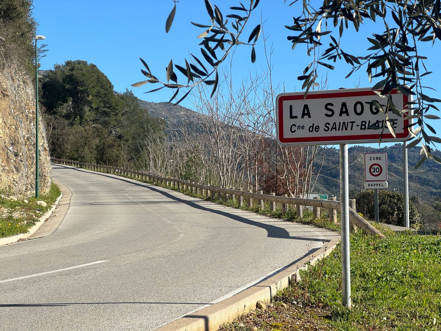Une nouvelle route doit relier le hameau de la Saoga à Saint-Blaise.