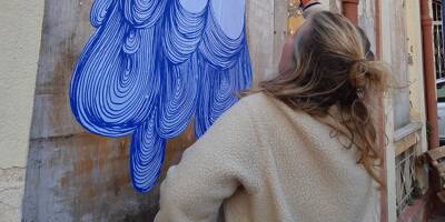 Delphine Delas de retour à Menton entre onirisme et grand bleu