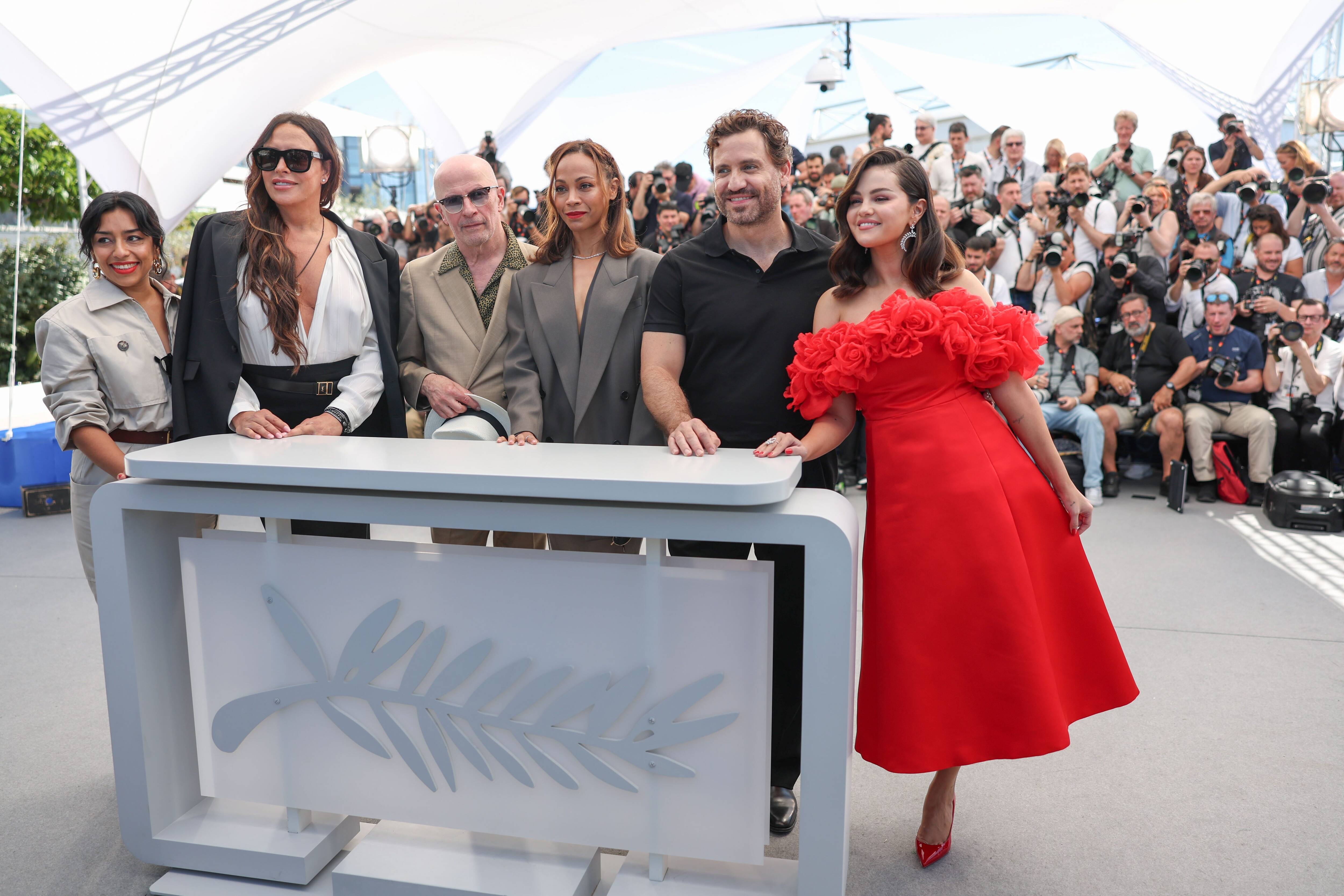 "Le prix d'interprétation pour Karla, ce serait très bien": Jacques Audiard, qui a conquis la Croisette avec "Emilia Perez", espère un prix