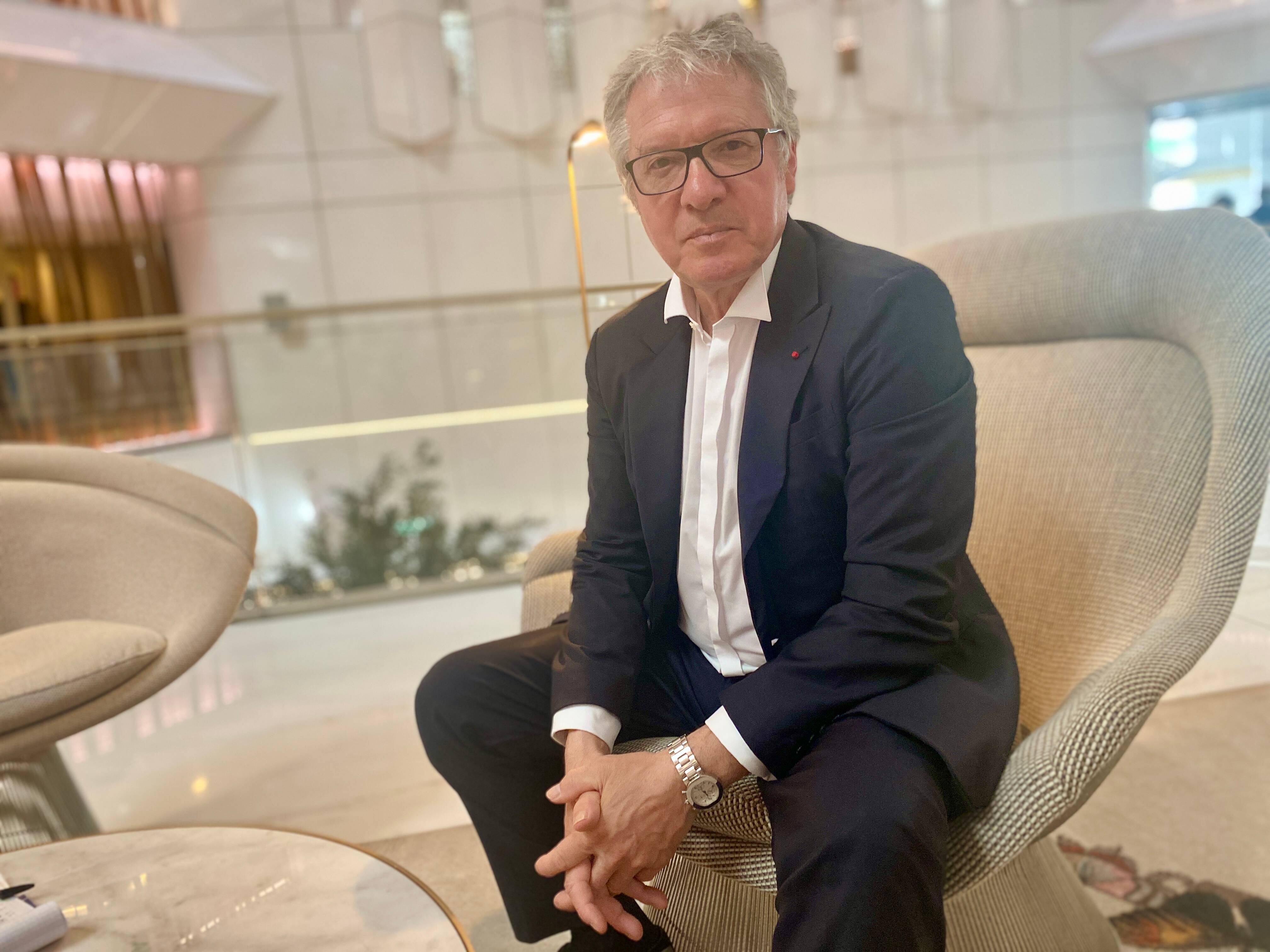 Festival de Cannes: l'ancien champion olympique Thierry Rey a accompagné la flamme olympique mardi, il nous livre ses impressions