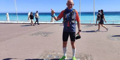 L'ultra-marathonien Philippe Moreau, qui veut courir 42 marathons en 42 jours pour sauver la planète, était de passage à Nice ce mardi 21 mai