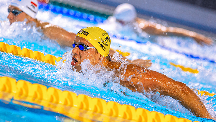 The forty first worldwide swimming competitors begins in Monaco