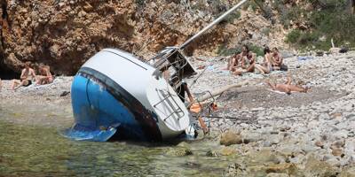 L'épave du voilier échoué depuis deux mois au Cap d'Antibes devrait être (enfin) enlevée 