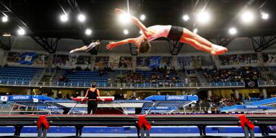 Gymnastique: sélectionné pour les Jeux olympiques, le trampoliniste Pierre Gouzou finit troisième championnats aux France à Toulon