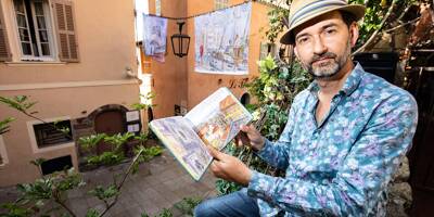 Le célèbre dessinateur de rue Lapin a dessiné Bormes-les-Mimosas et une expo lui est consacré