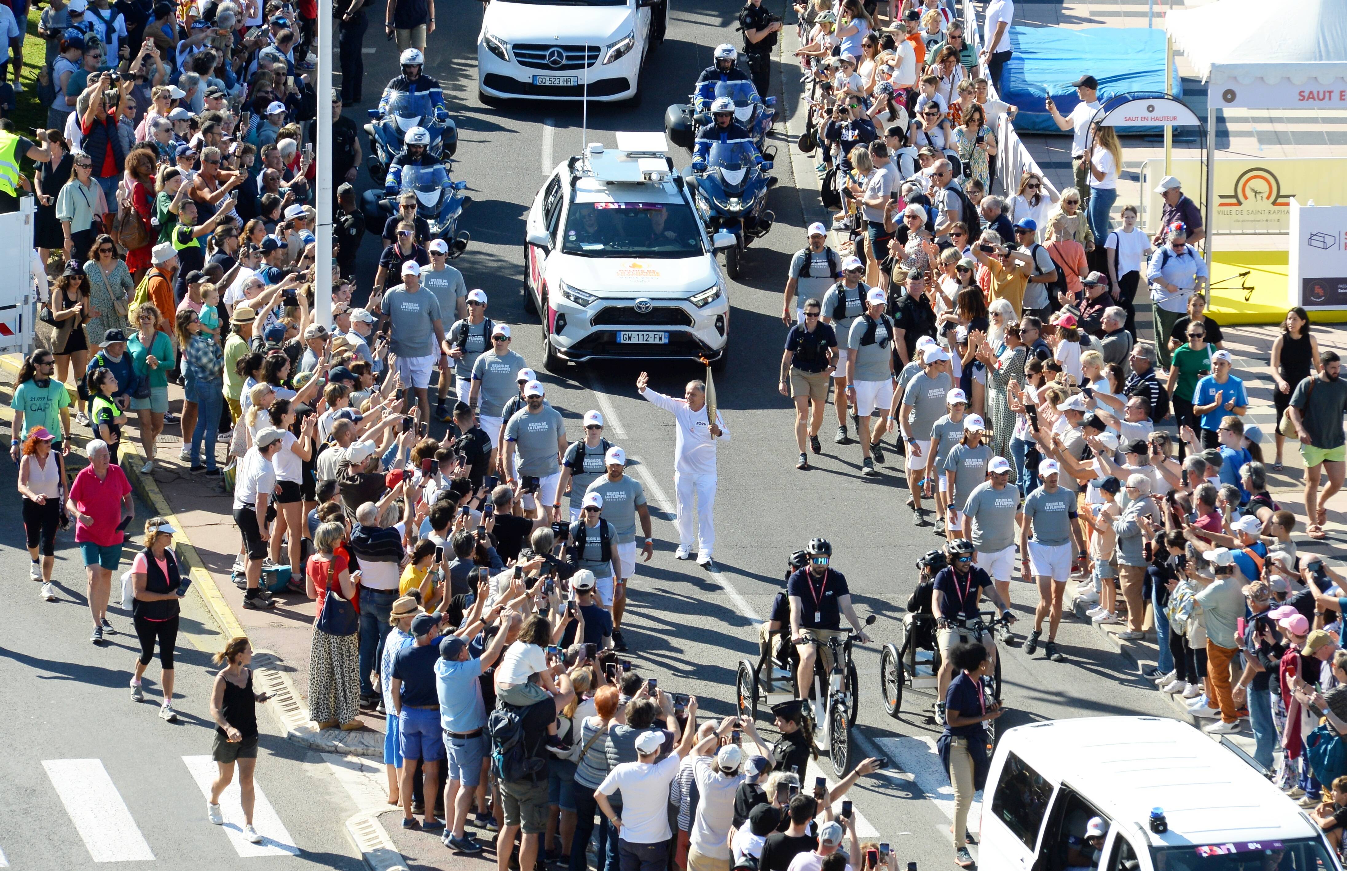 Les restrictions de circulation à l'occasion du passage de la Flamme olympique dans les Alpes-Maritimes ce mardi