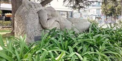 Cette statue bien connue à Cagnes-sur-Mer a été déplacée, des internautes s'émeuvent de sa 