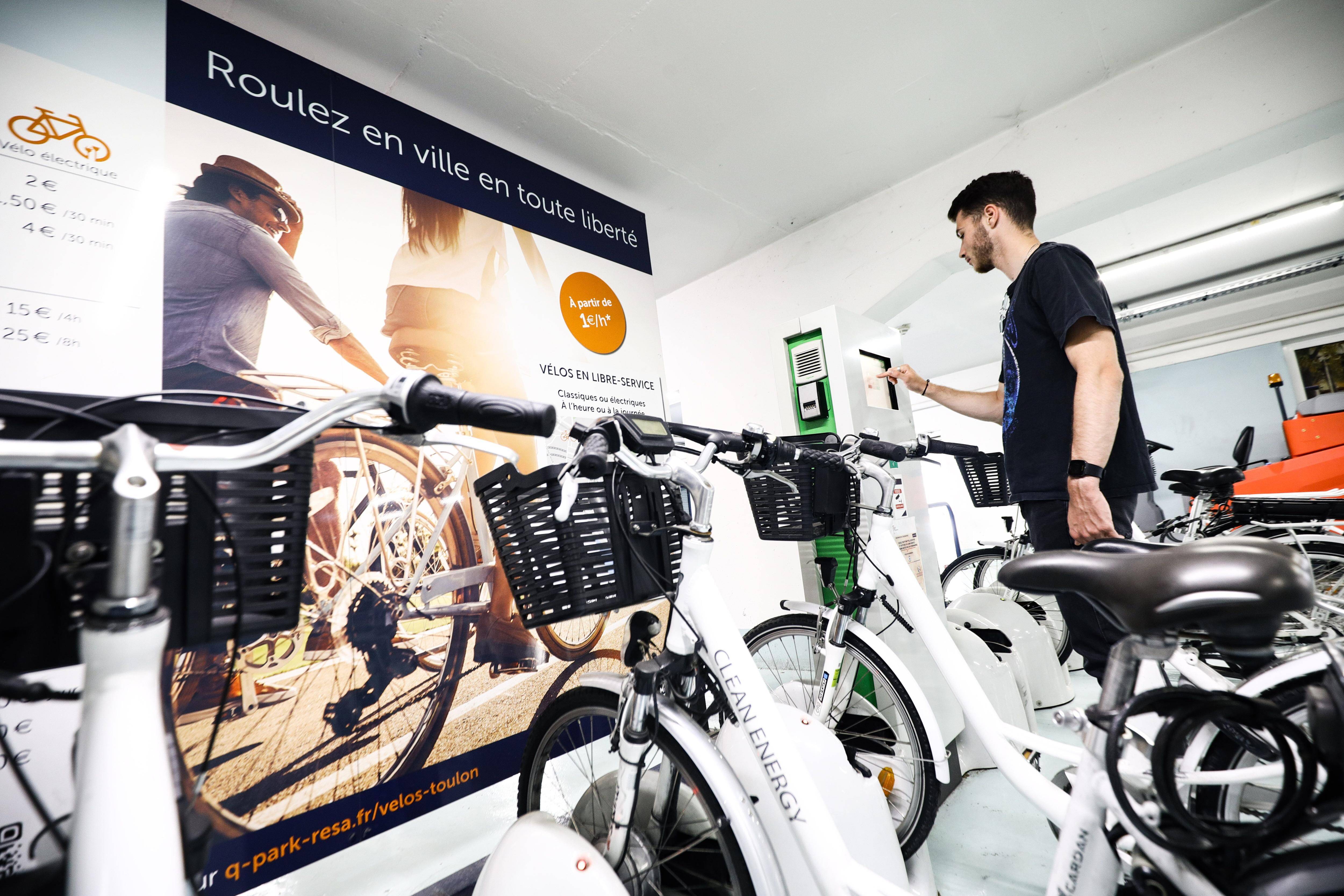 Seulement 300 locations ont été enregistrées: des vélos en libre-service bien discrets à Toulon