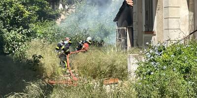 Un feu se déclare dans une maison inoccupée à Hyères