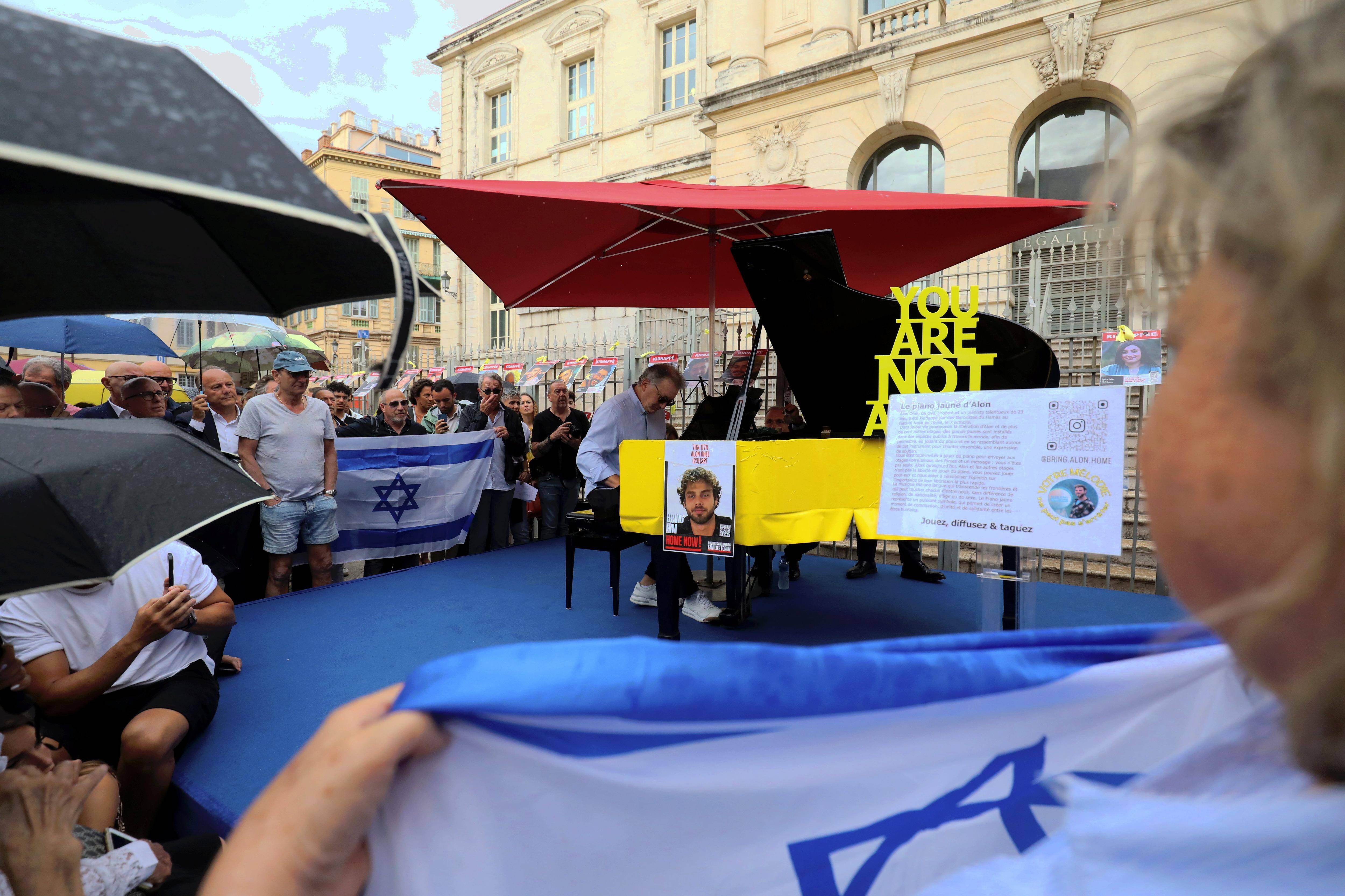 Deux heures de musique à Nice pour les otages israéliens du 7 octobre