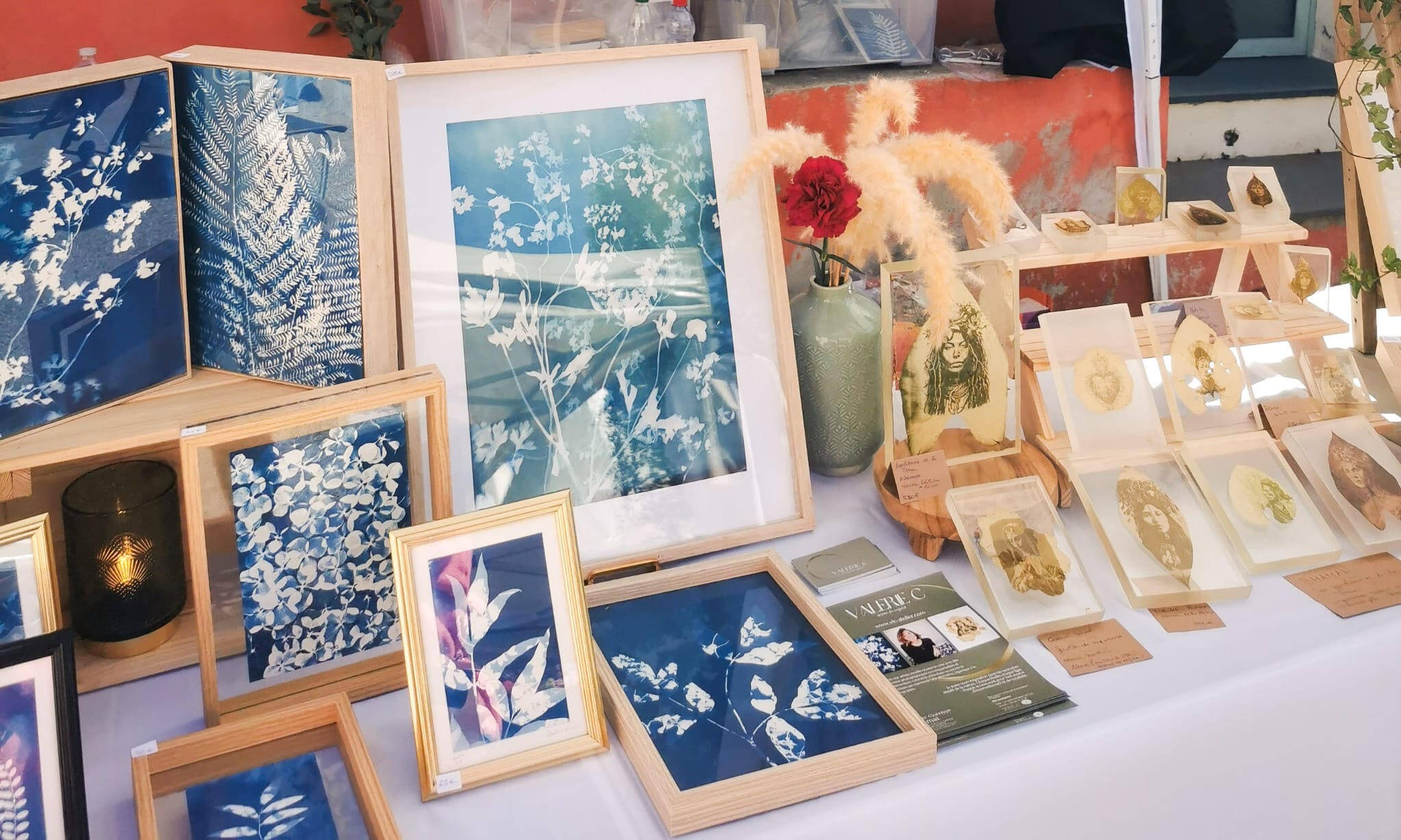 Des artisans et créateurs locaux exposent à Saint-Roman de Bellet