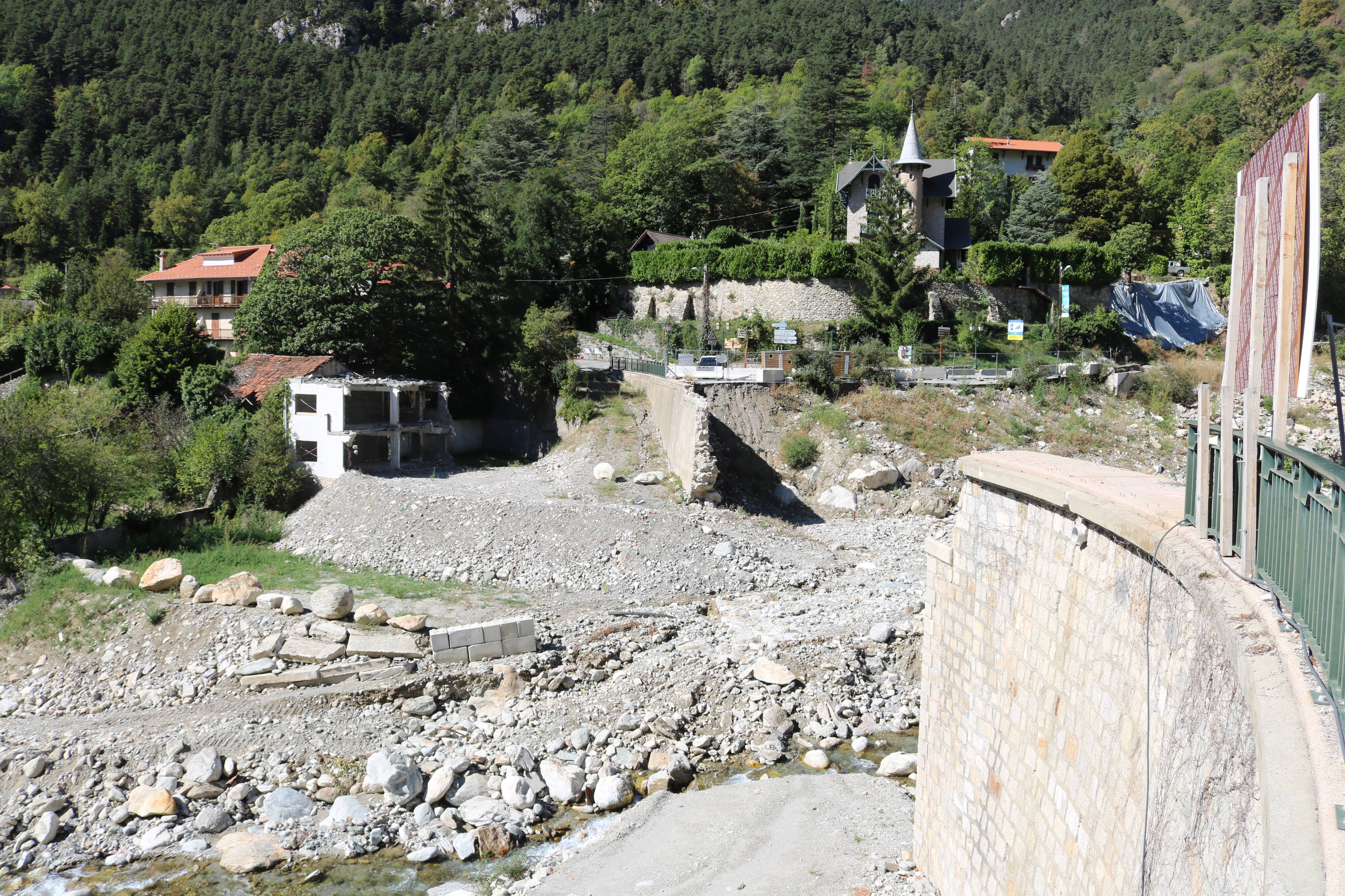18 mois de travaux, 5,5M¬... Ce que l'on sait de la reconstruction des ponts de la Vésubie emportés par la tempête Alex