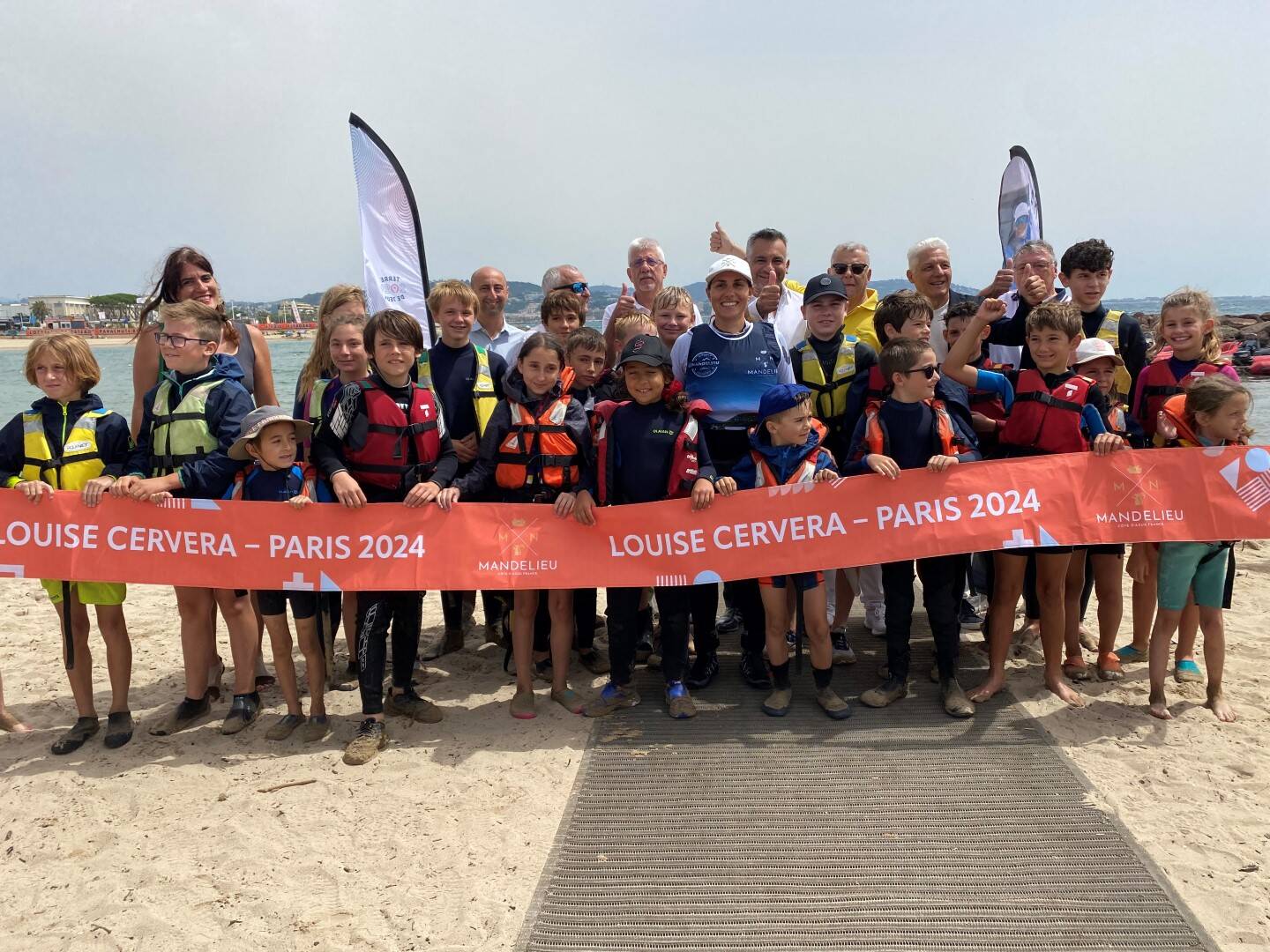 "Plus de 10 ans que je prépare ça: après une escale à Mandelieu, place aux JO 2024 pour Louise Cervera