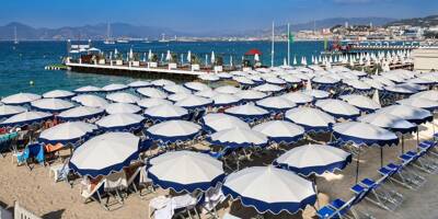 Sur cette plage en régie municipale à Cannes, vous pouvez réserver votre place en ligne
