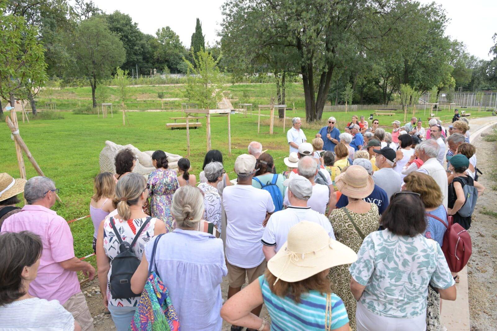 Cagnes-sur-Mer fait visiter en avance son futur grand parc du centre-ville