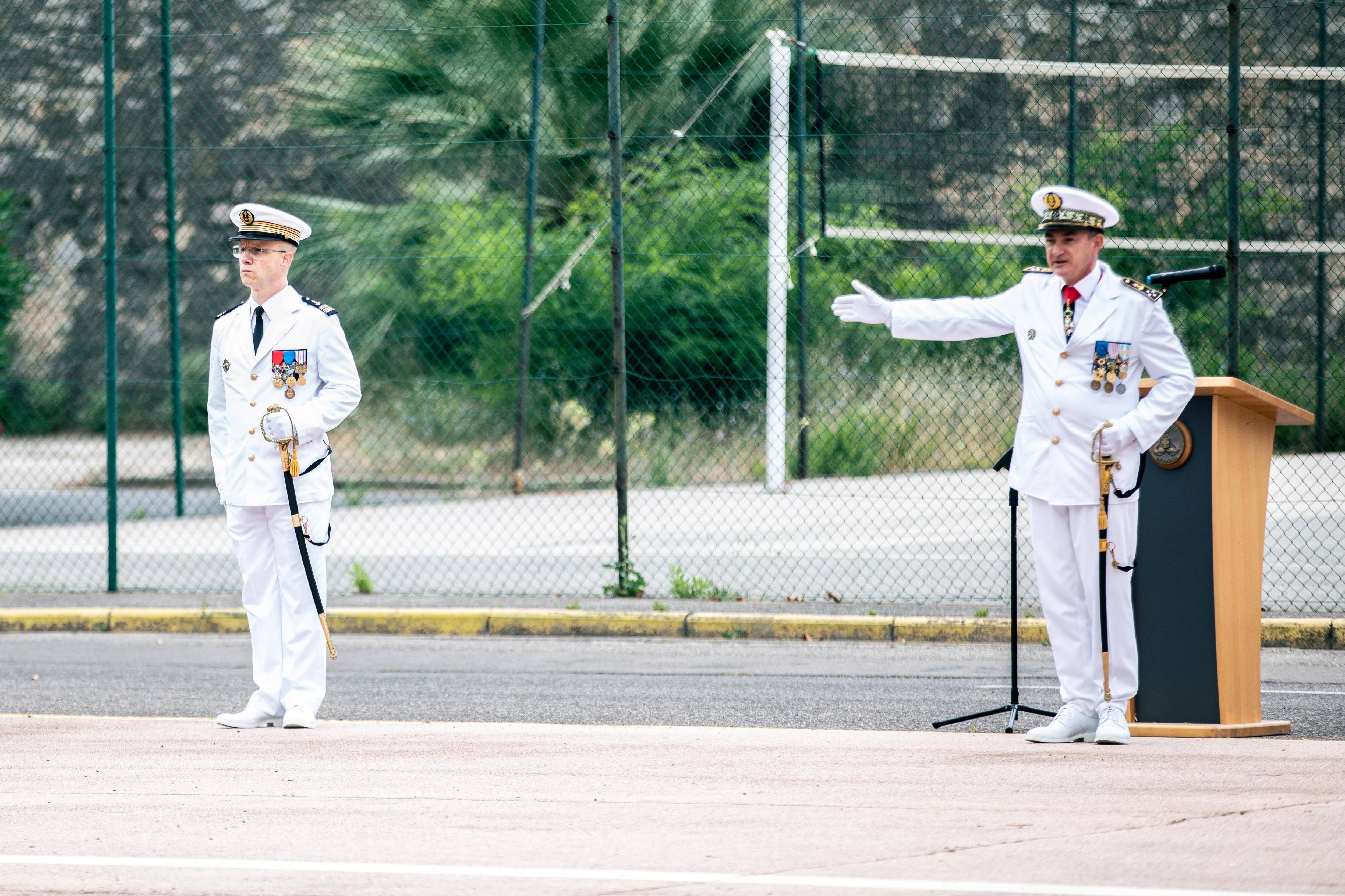 Un nouveau commandant à la base navale de Toulon