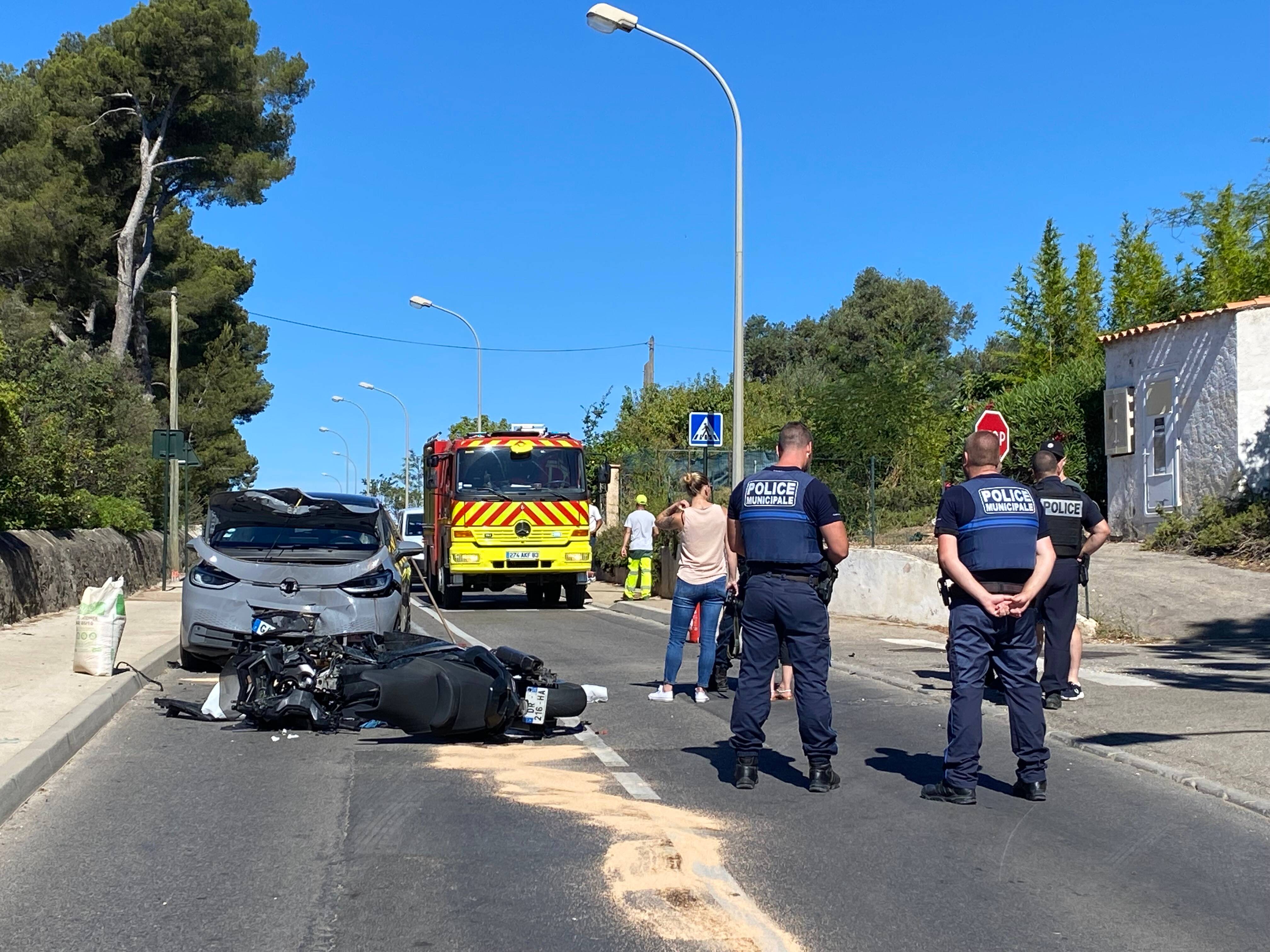 Ce que l'on sait après le décès d'un jeune conducteur de deux-roues ce samedi matin à Sanary