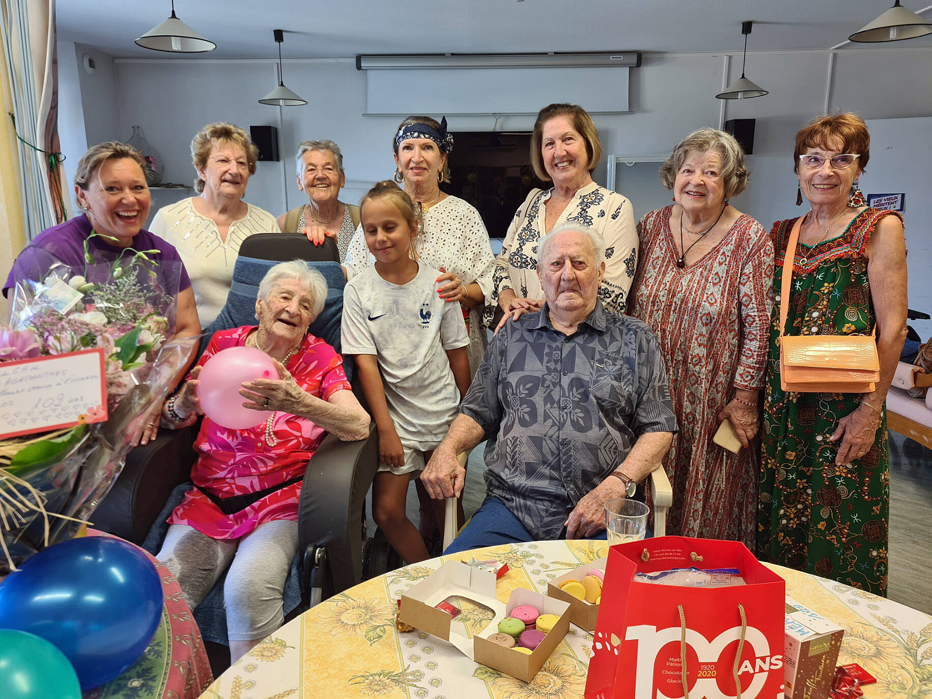 Marie-Louise Ménétrier a fêté ses 102 ans à La Croix-Valmer