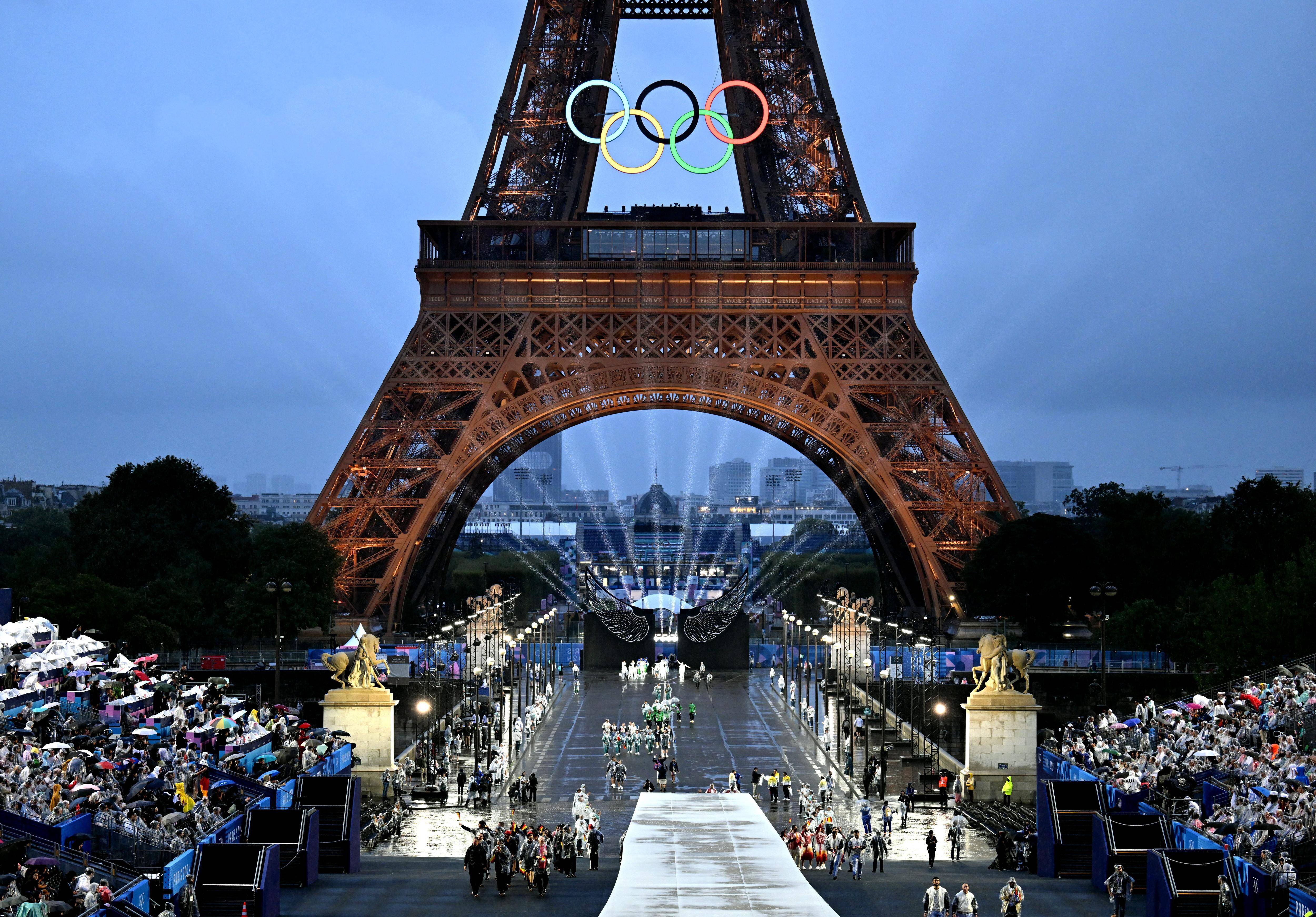 On était au Trocadéro pour la cérémonie d'ouverture des Jeux olympiques