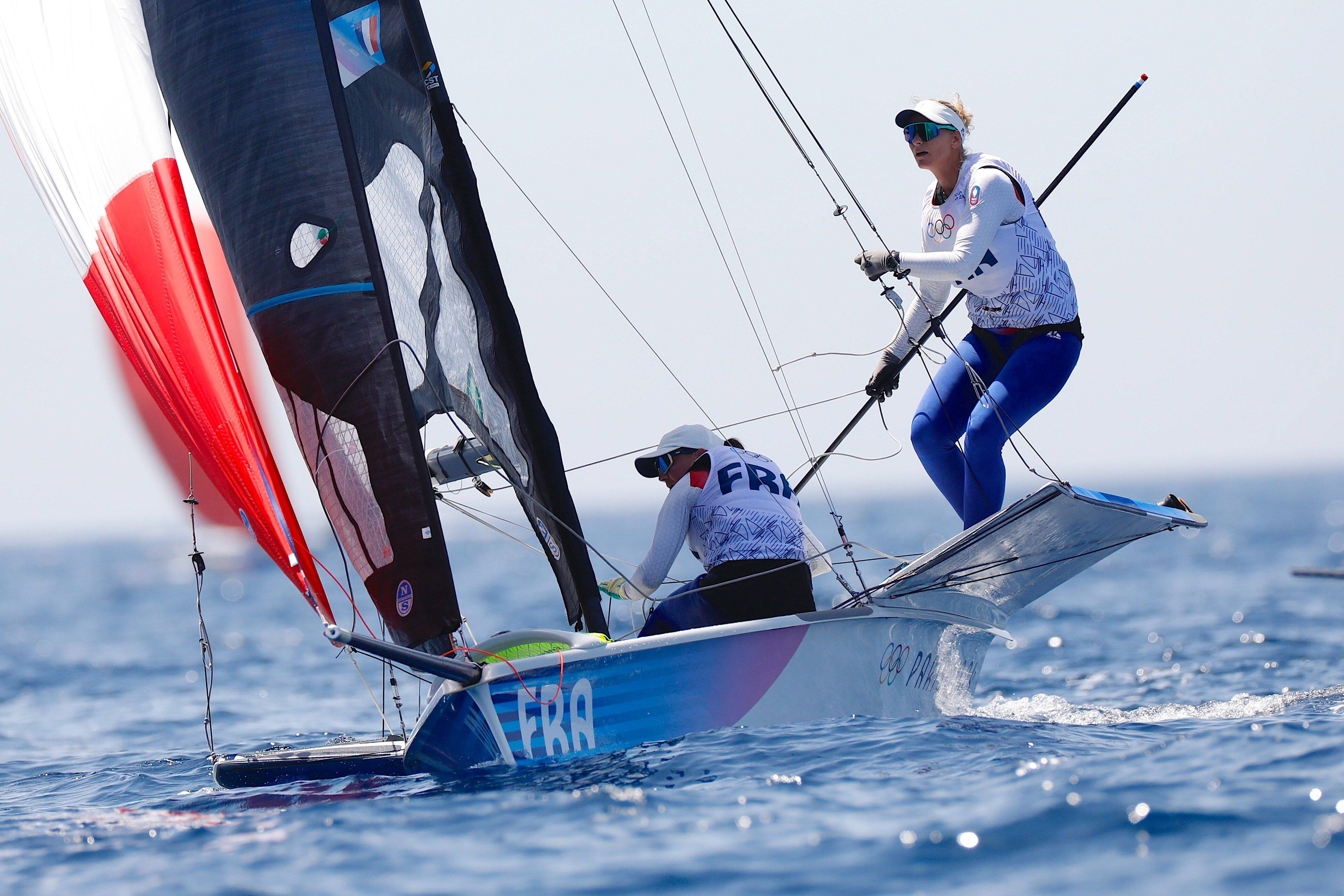 Voile: les Françaises Charline Picon et Sarah Steyaert en position de force pour le titre olympique