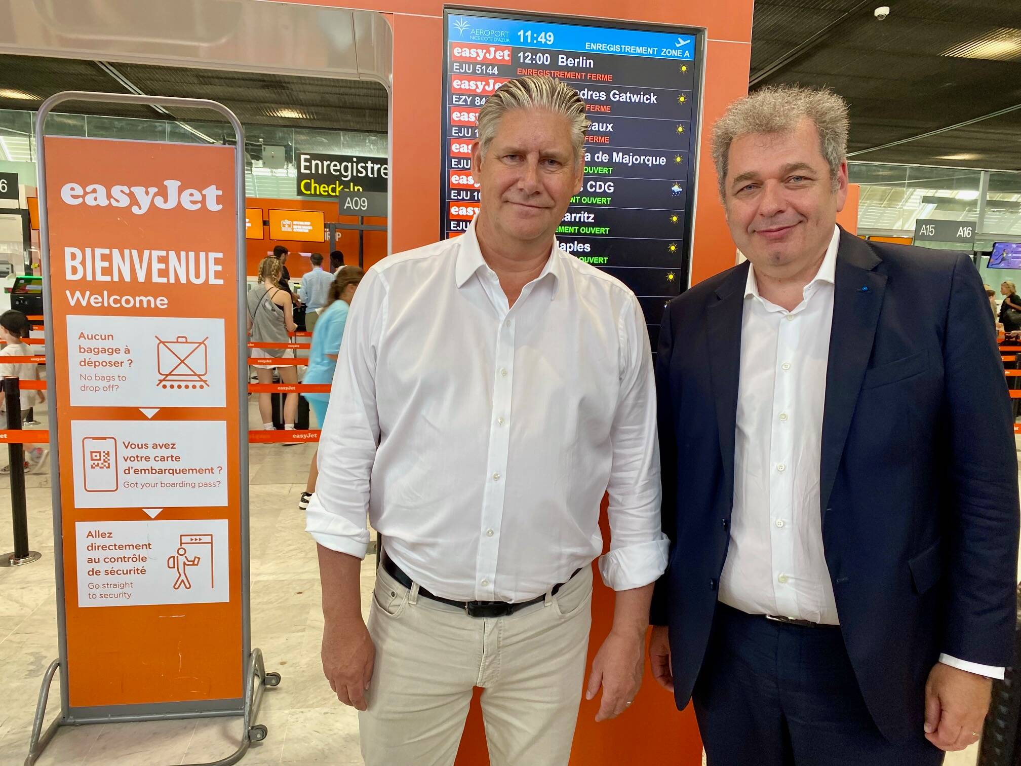 "Il n'y a jamais eu autant de destinations au départ de Nice", selon le directeur général d'Easyjet