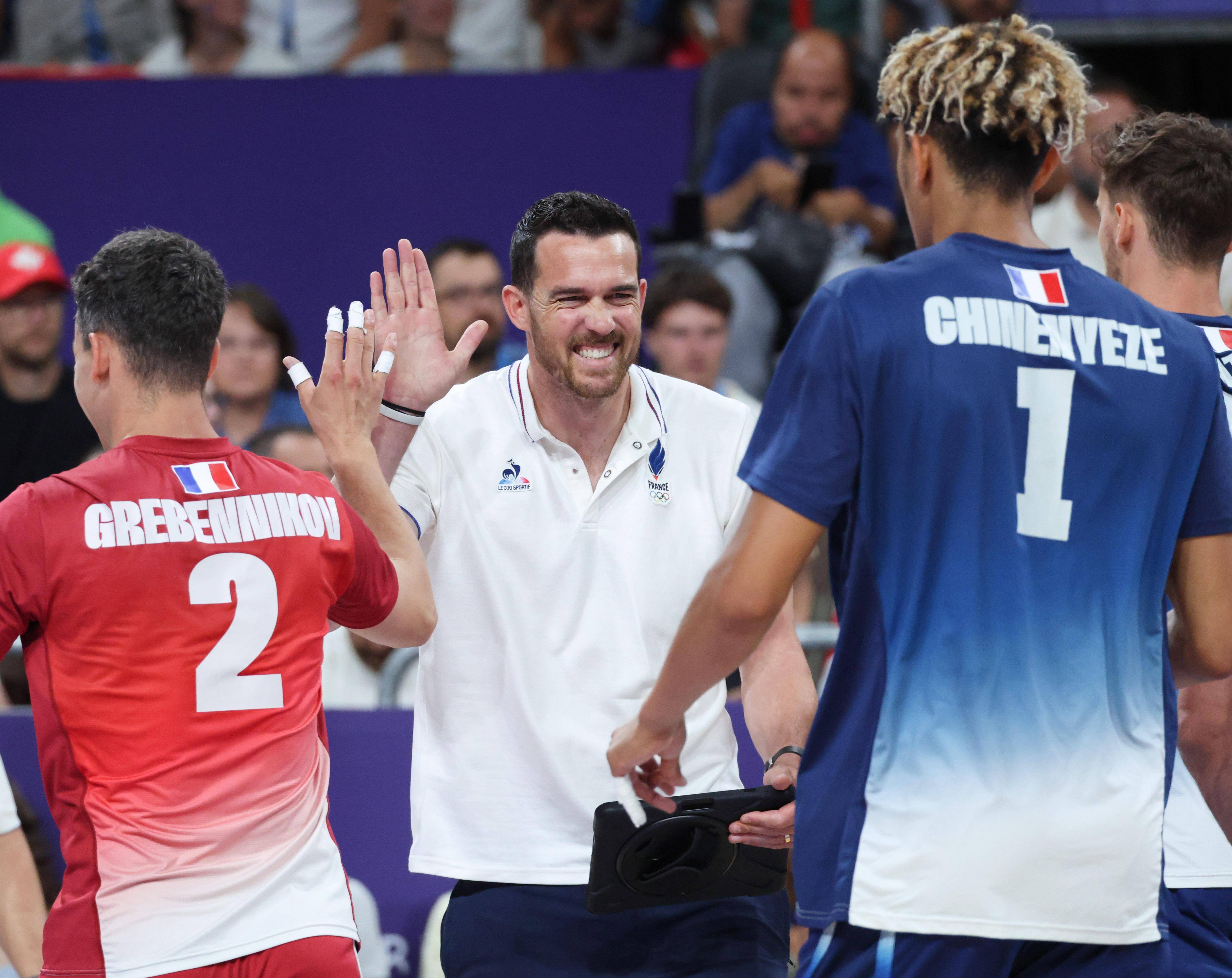 Pour Loïc Geiler, entraîneur adjoint varois des médaillés d'or de volley-ball, un pur bonheur au coeur du réacteur