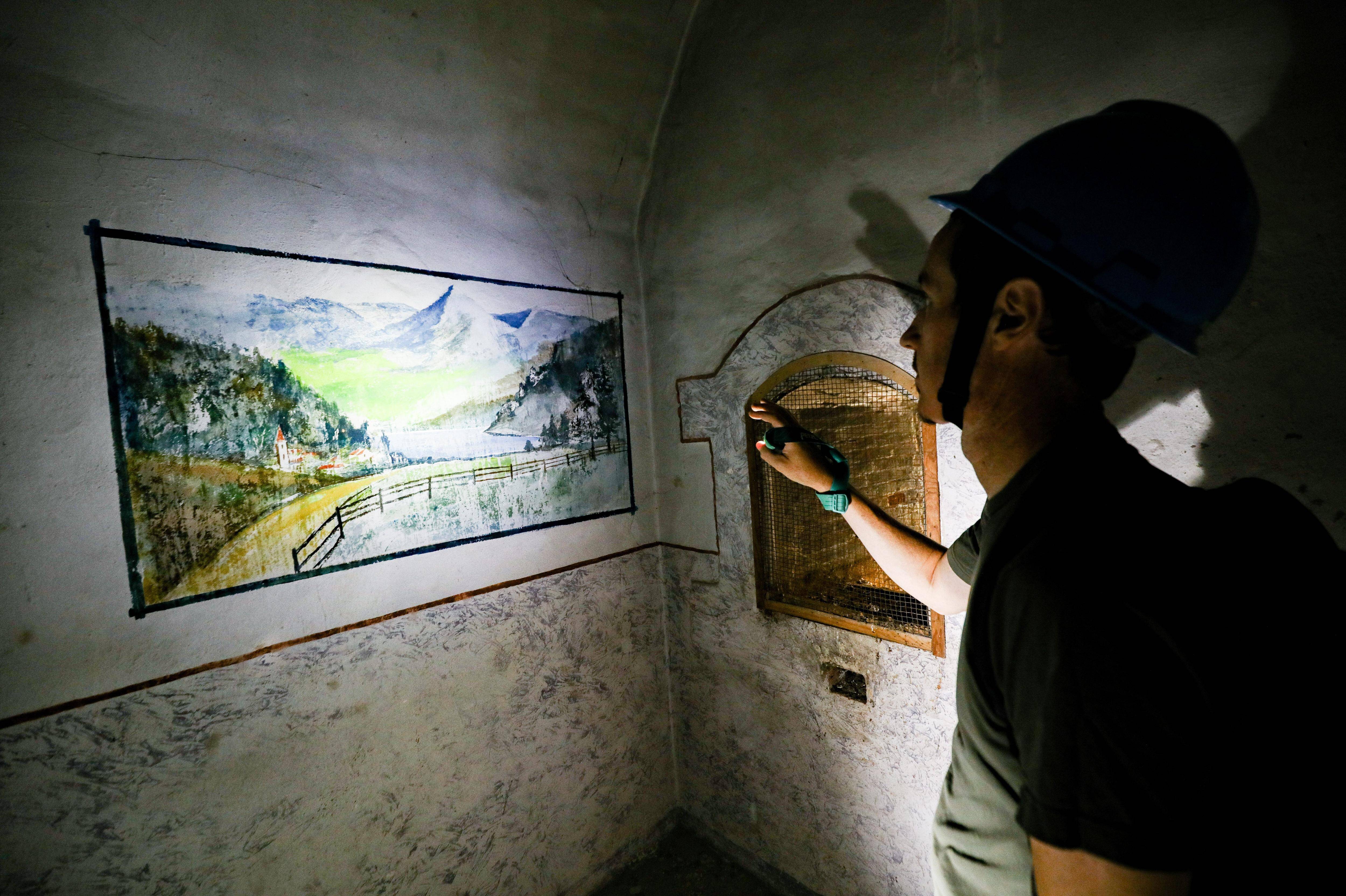 Réalisées par des prisonniers allemands, ces fresques cachées au fort de Malbousquet à Toulon