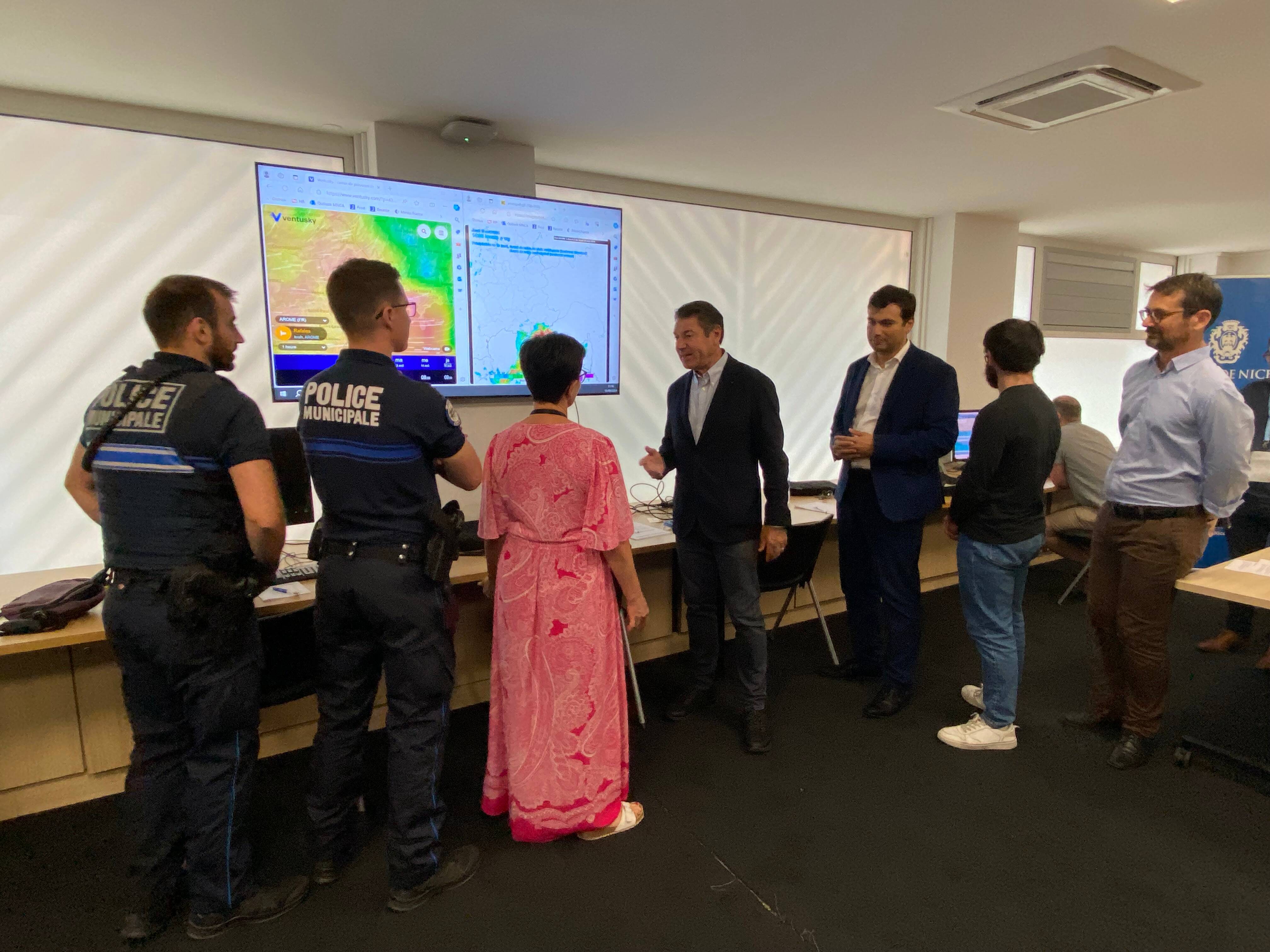 Plages encore accessibles, parcs et jardins fermés en raison des orages... Le PC de la Ville de Nice sur le qui-vive ce jeudi