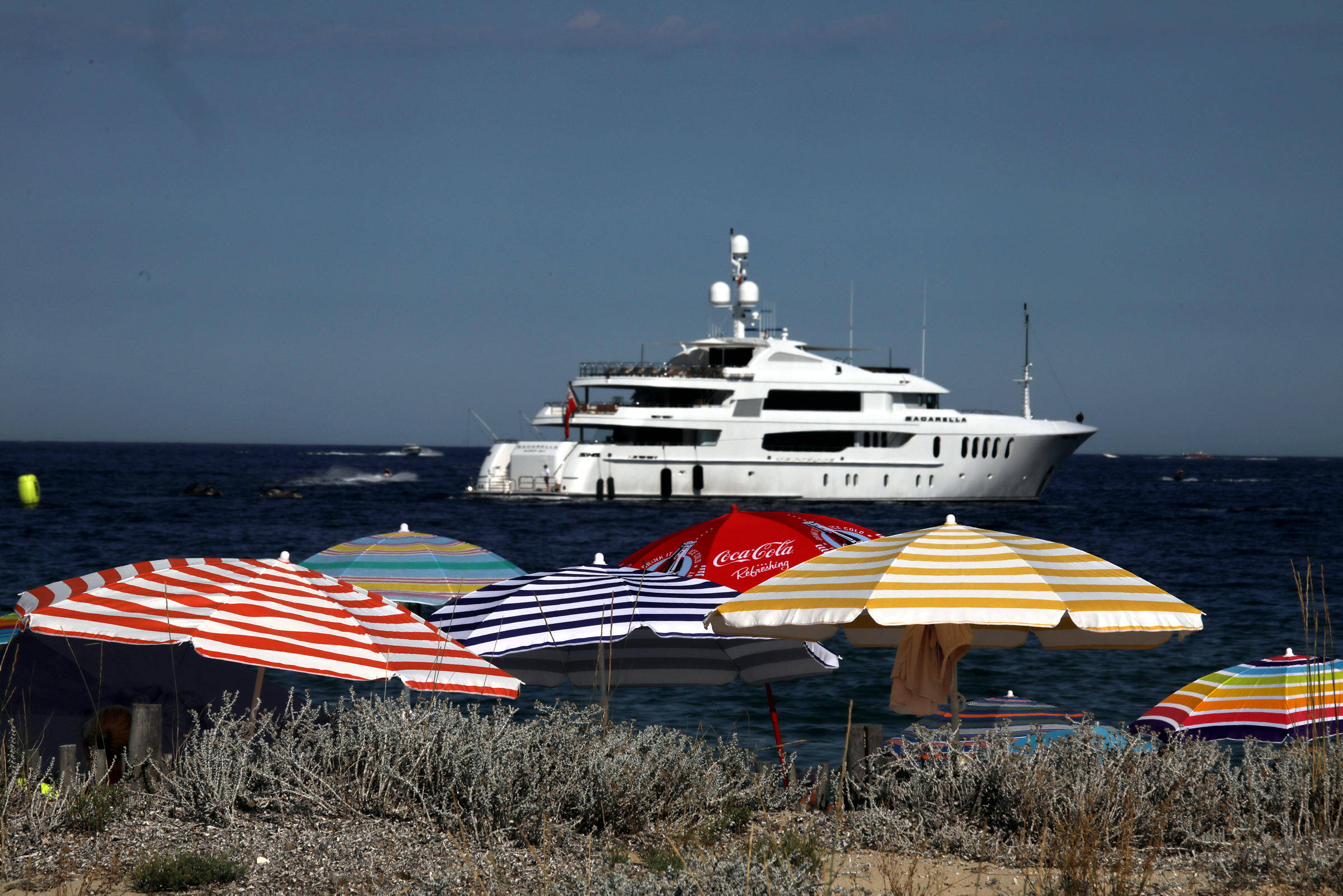 Suite aux orages, certaines plages du Golfe de Saint-Tropez interdites à la baignade
