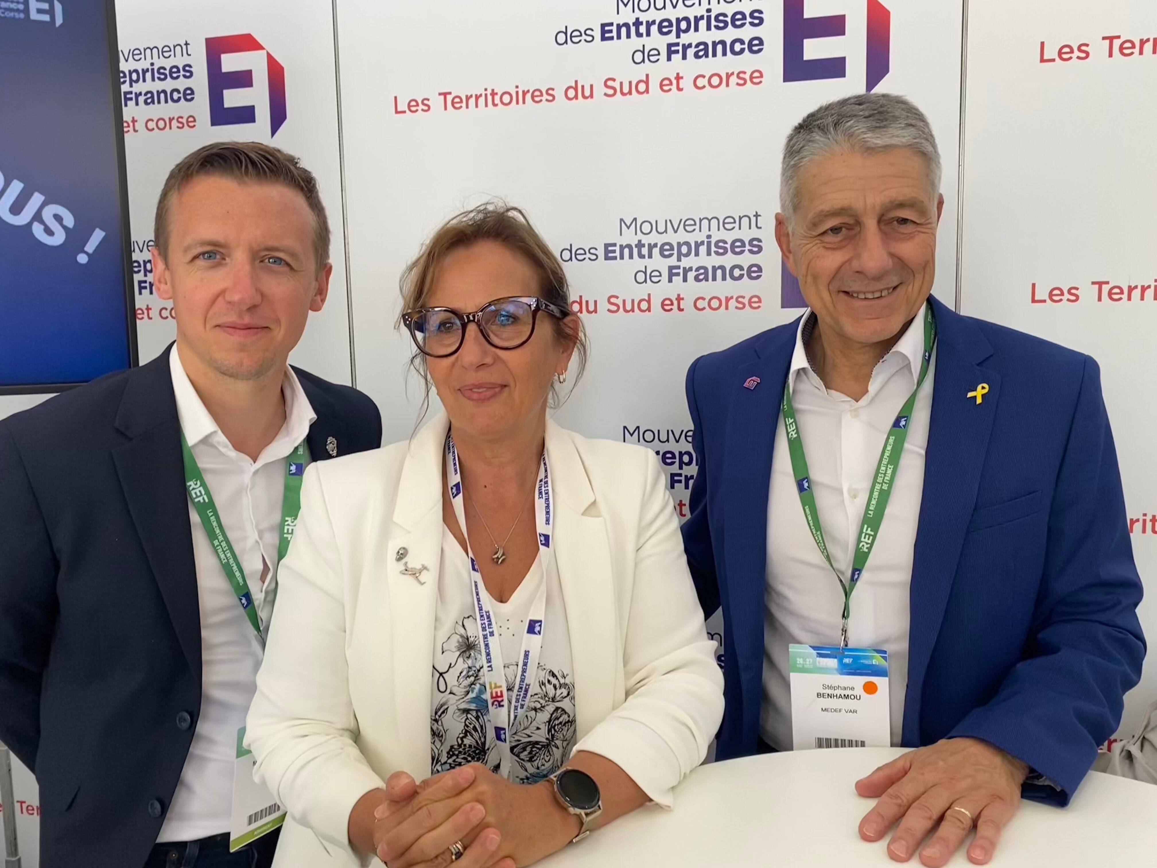 Aux Rencontres des Entrepreneurs de France,les patrons varois confiants et combatifs