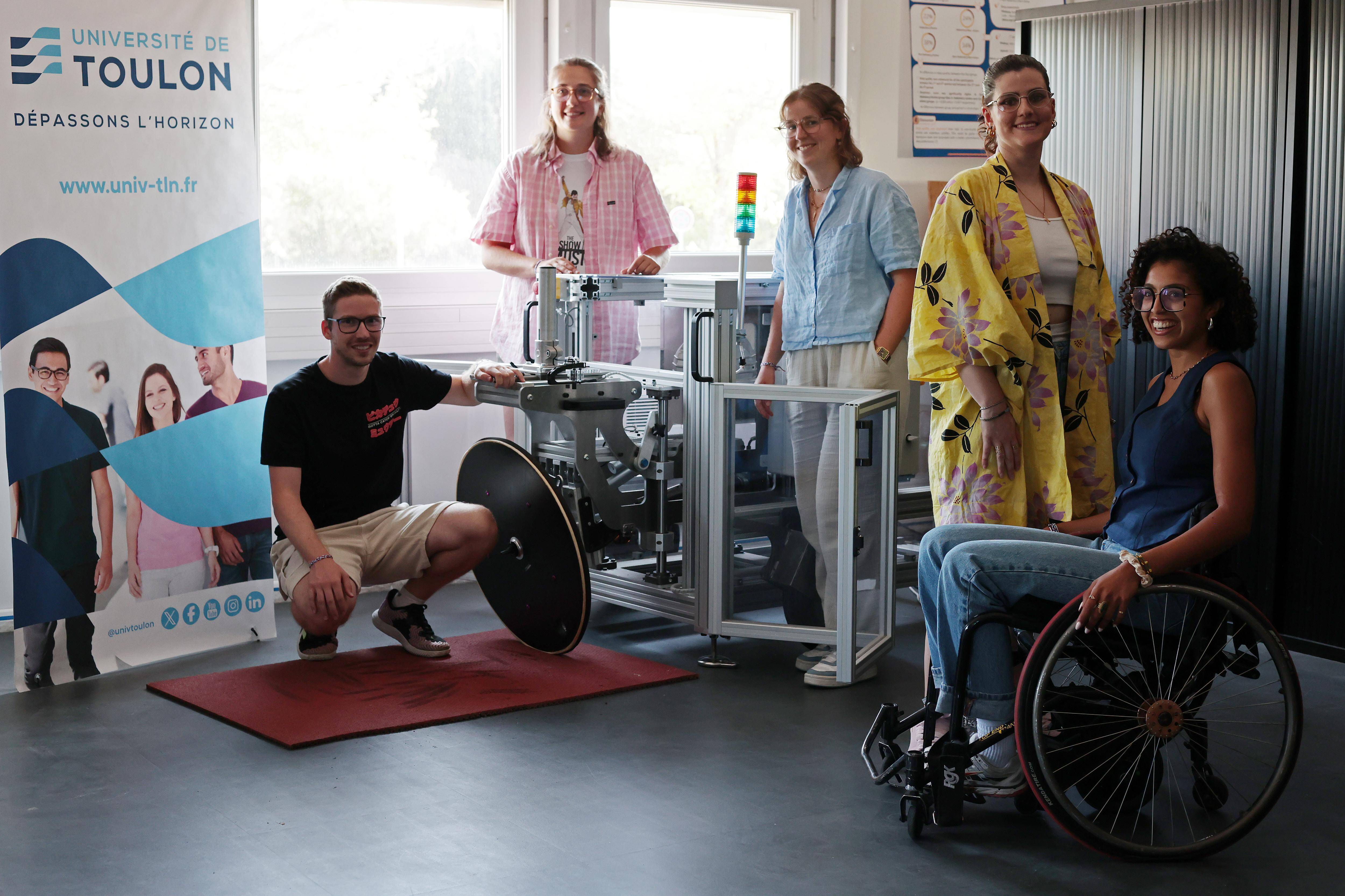 Jeux paralympiques: une équipe de chercheurs de l'université de Toulon présente ses travaux au Club France