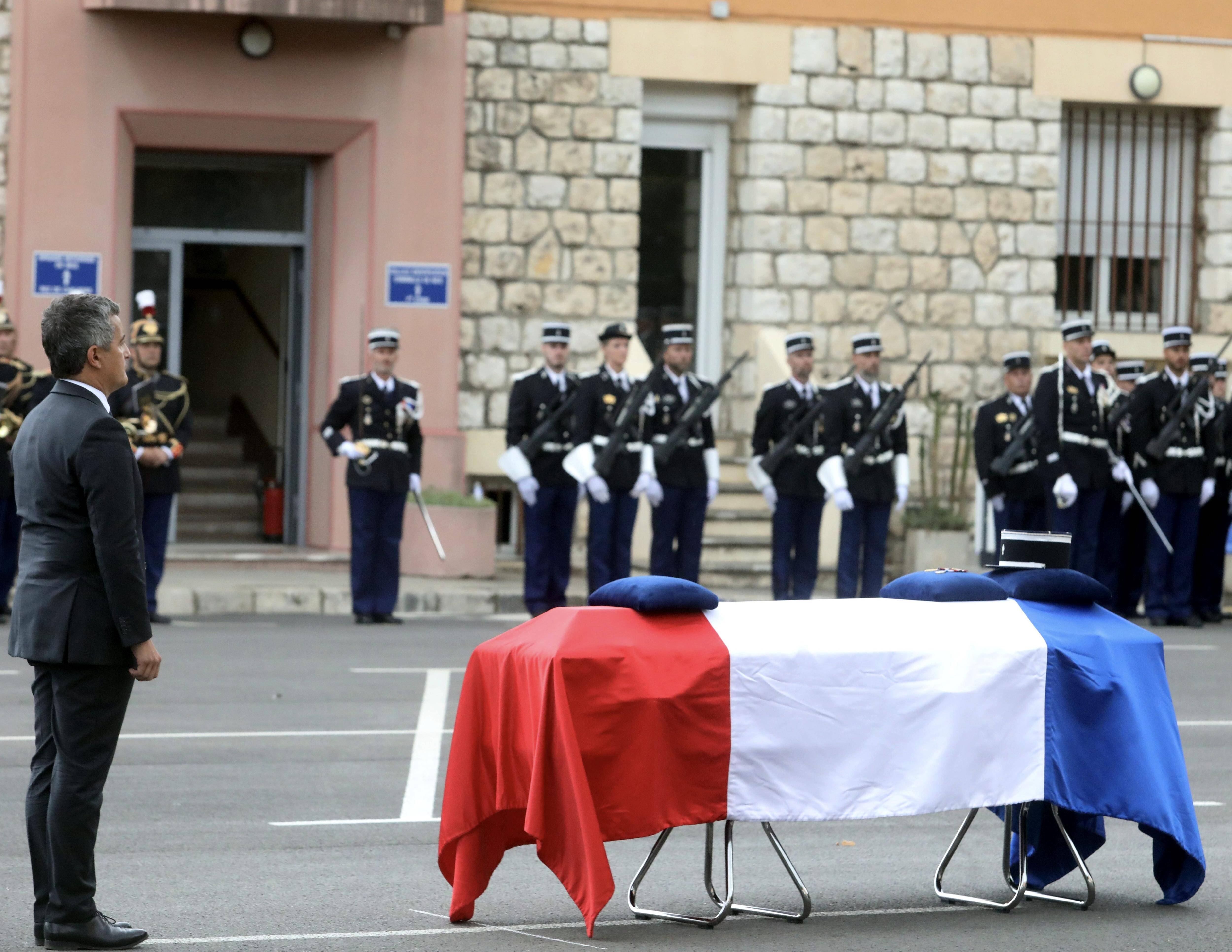 Hommage national au gendarme tué lors d'un refus d'obtempérer: "La mort d'Eric Comyn n'est pas acceptable", a tranché Gérald Darmanin