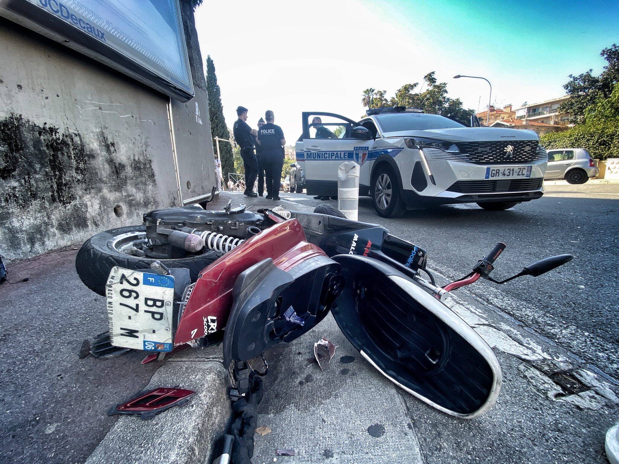 Refus d'obtempérer à Nice: le pilote du scooter dépisté positif au cannabis