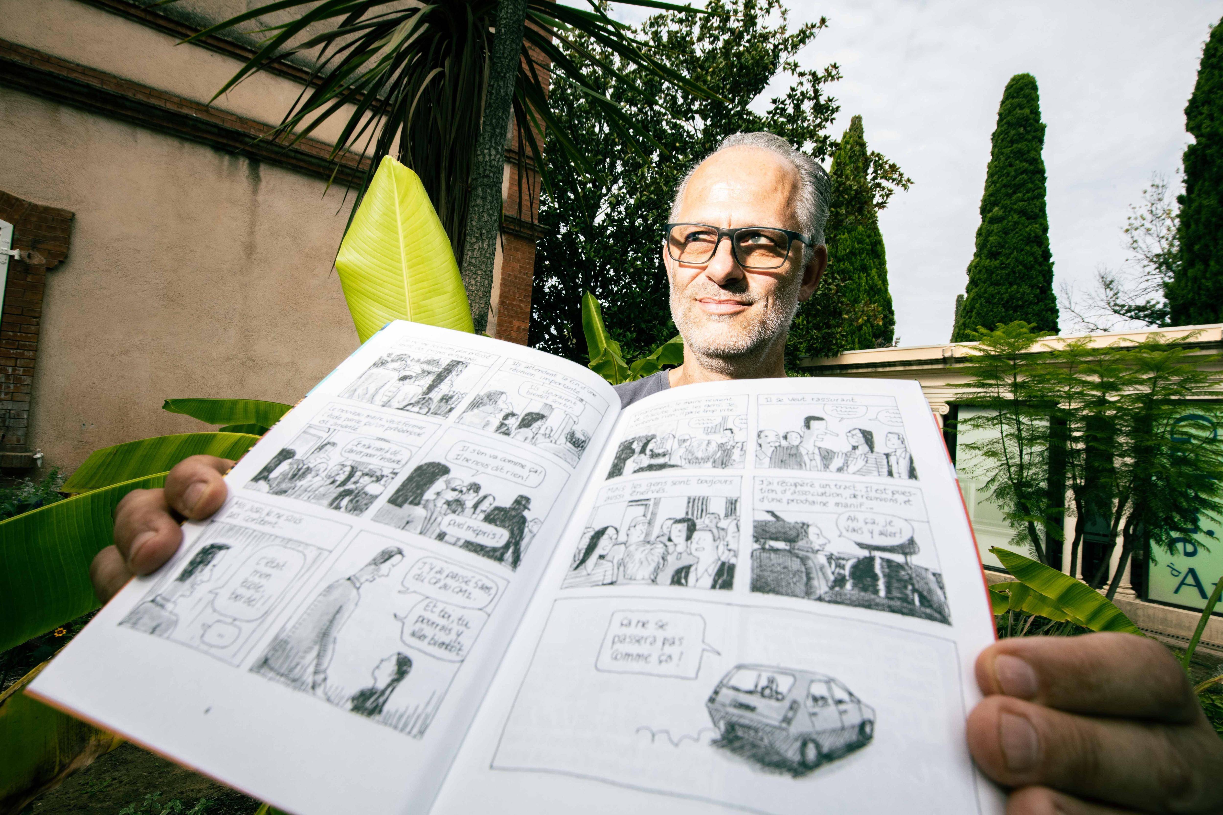 La fermeture de l'école Jean-Jaurès au Pradet illustrée en BD par Benoît Jahan