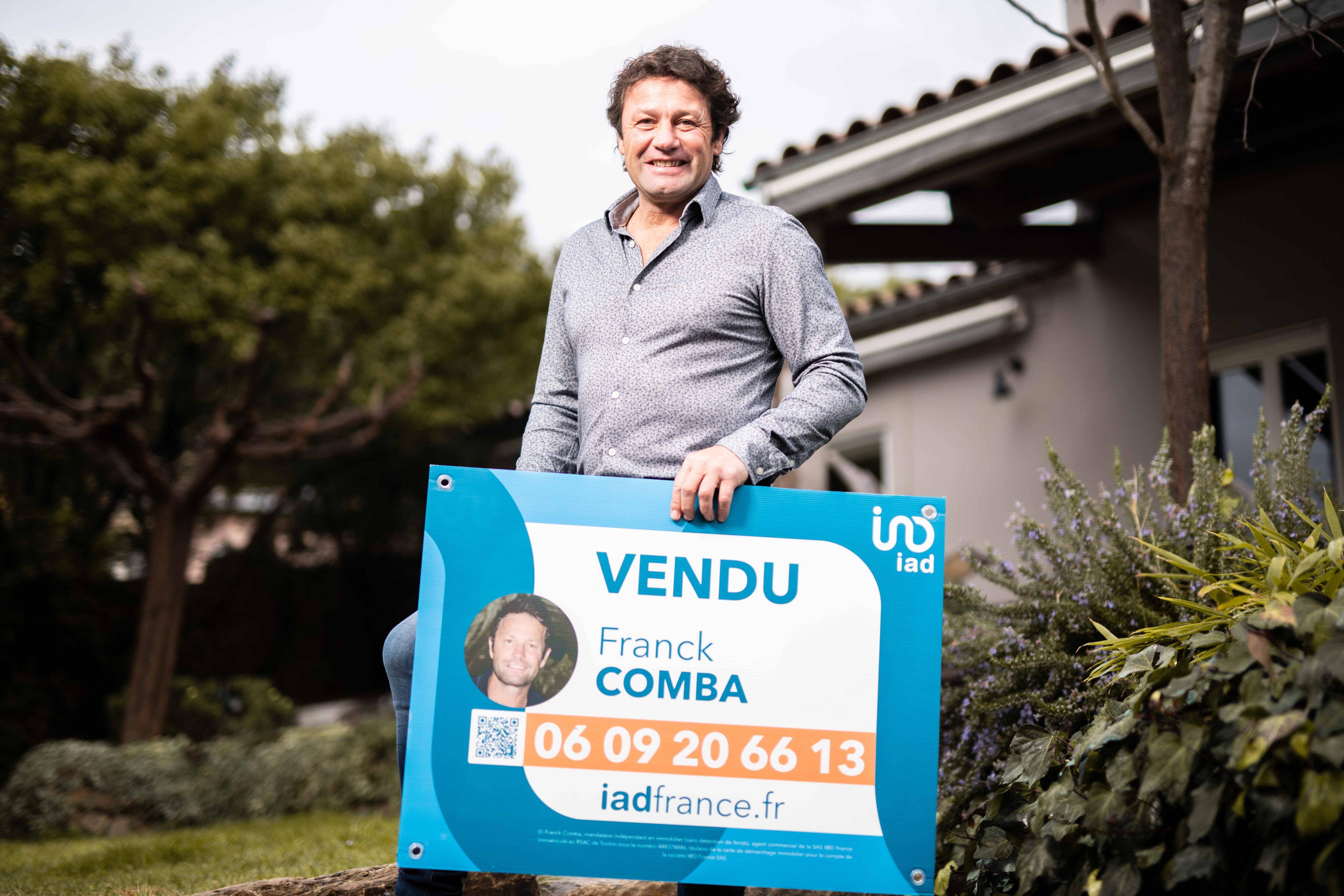 Anciens du RCT: le retour à la maison de Franck Comba, désormais conseiller immobilier dans l'aire toulonnaise